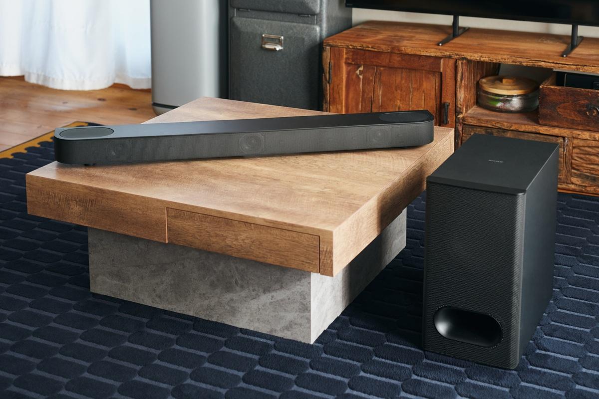 ソニーのサウンドバーはサブウーファー付で6万円台！1セットでリビング