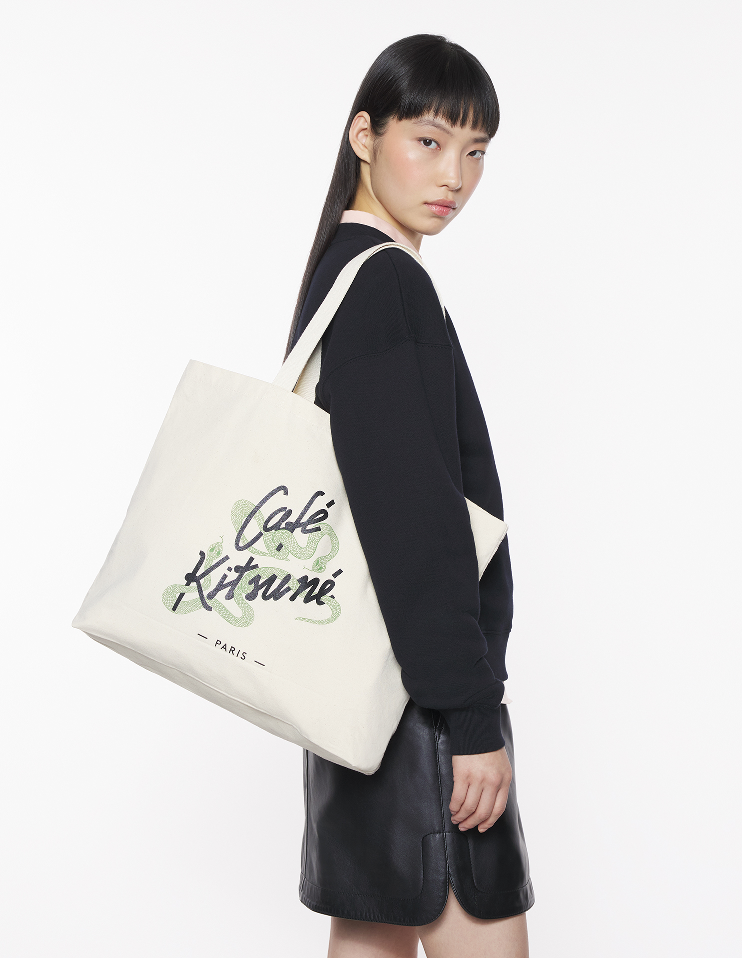 CAFE KITSUNE TOTE BAG | Maison Kitsuné