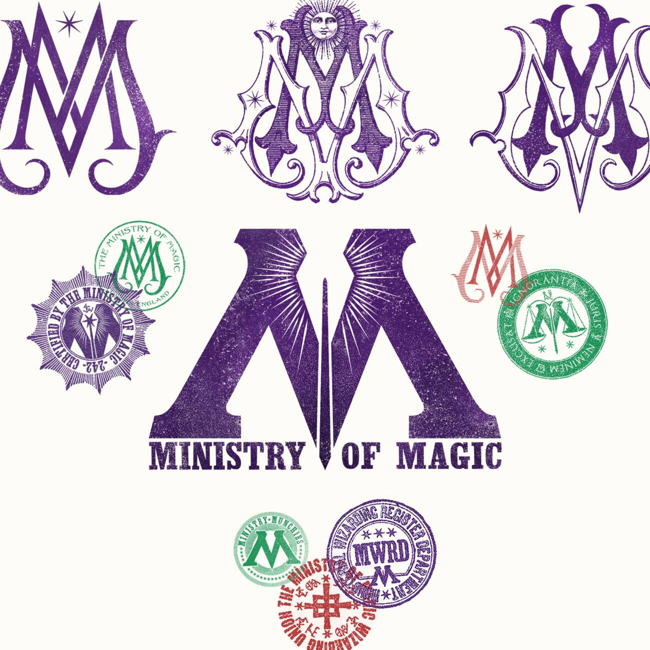 Ministry of Magic Insignias - MinaLima