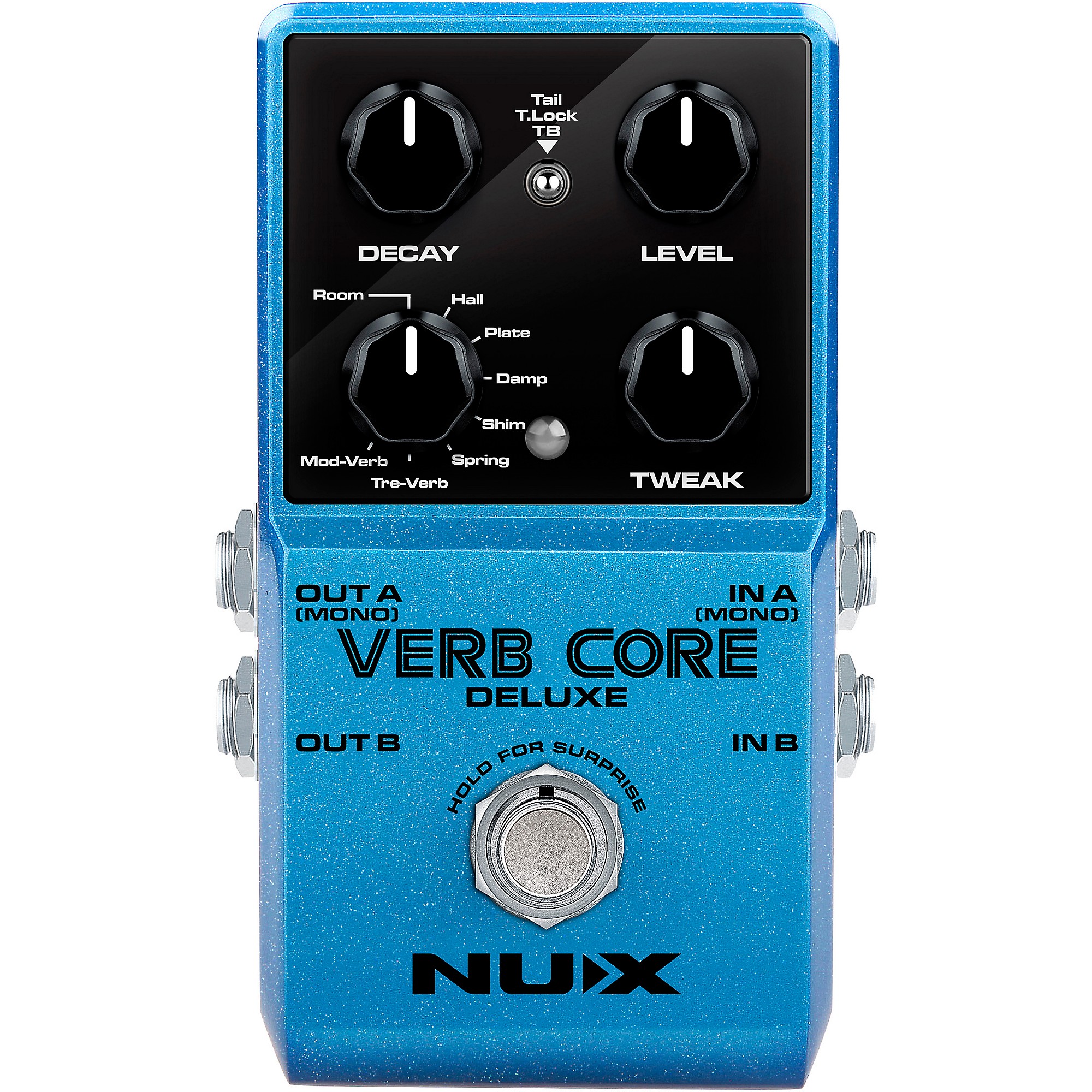 NUX Verb Core Deluxe with 8 Different Reverbs and Freeze Effects