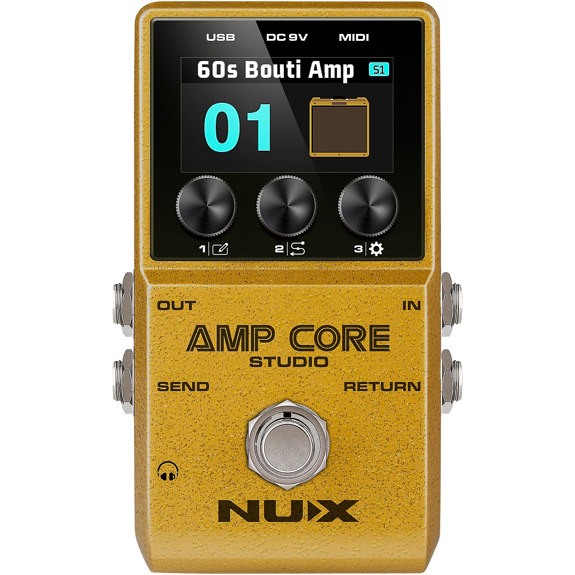 NUX Amp Core Studio Amp Modeling Pedal | Music & Arts