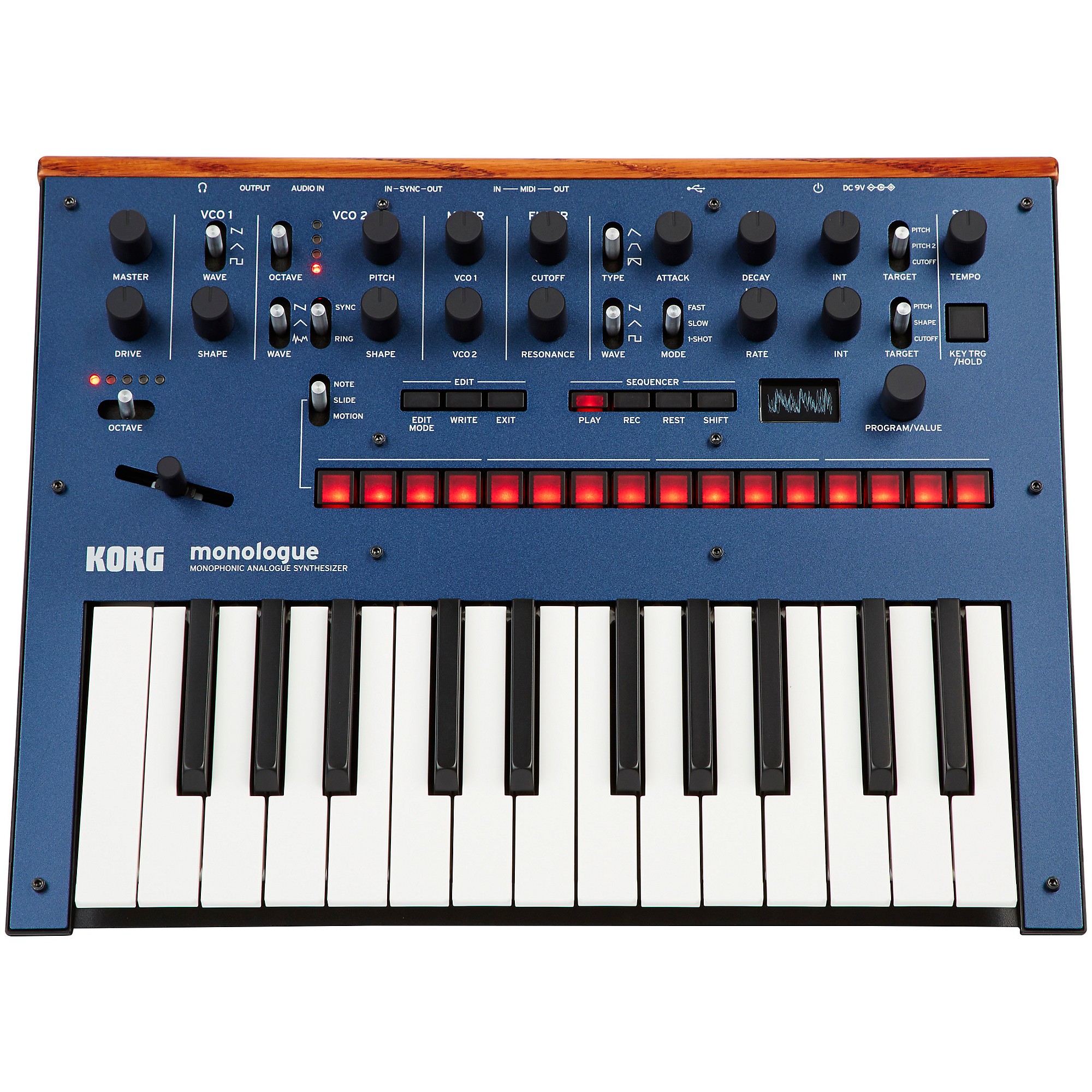 KORG monologue Monophonic Analog Synthesizer Blue | Music & Arts