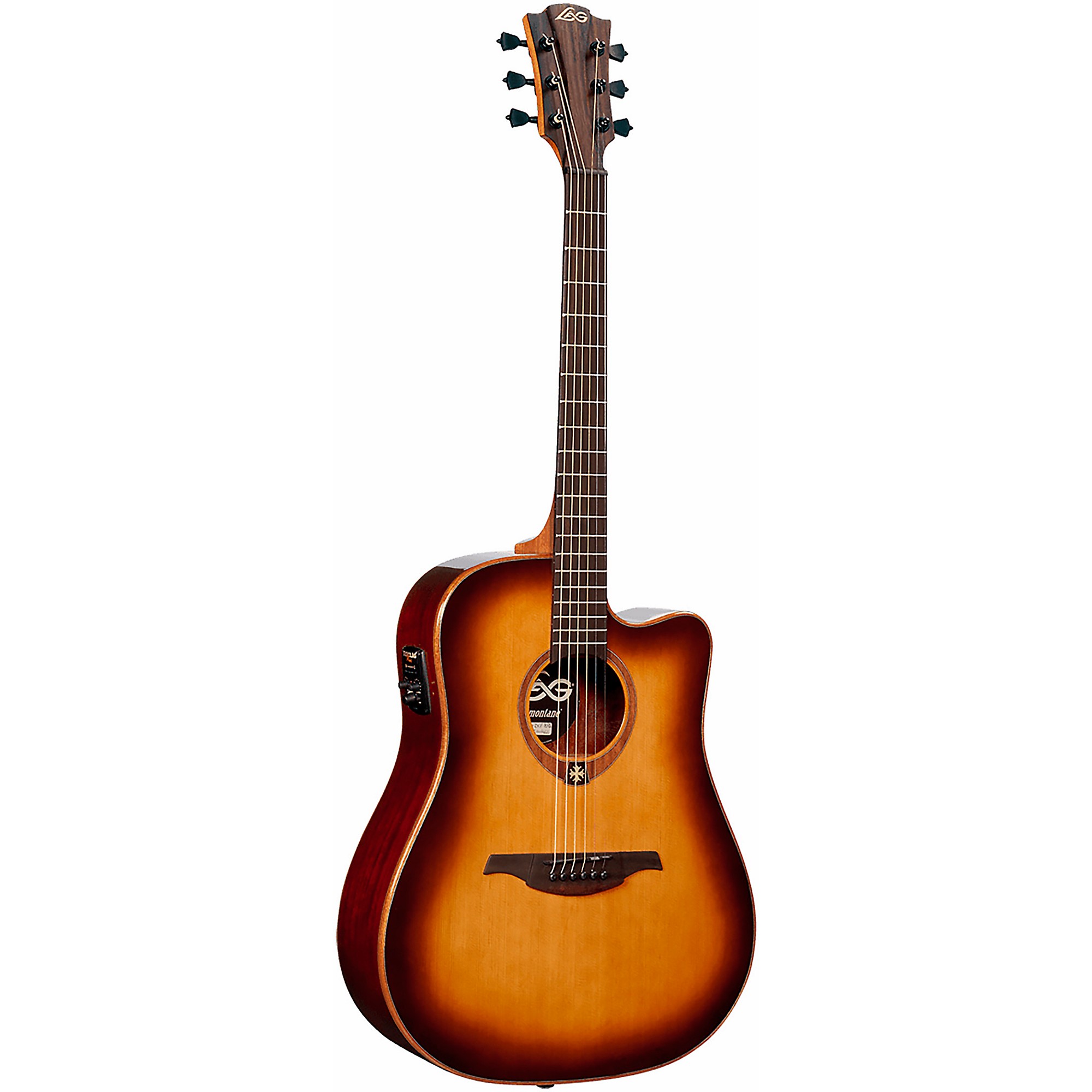 Lag Guitars Tramontane T100DCE Dreadnought Cutaway Acoustic