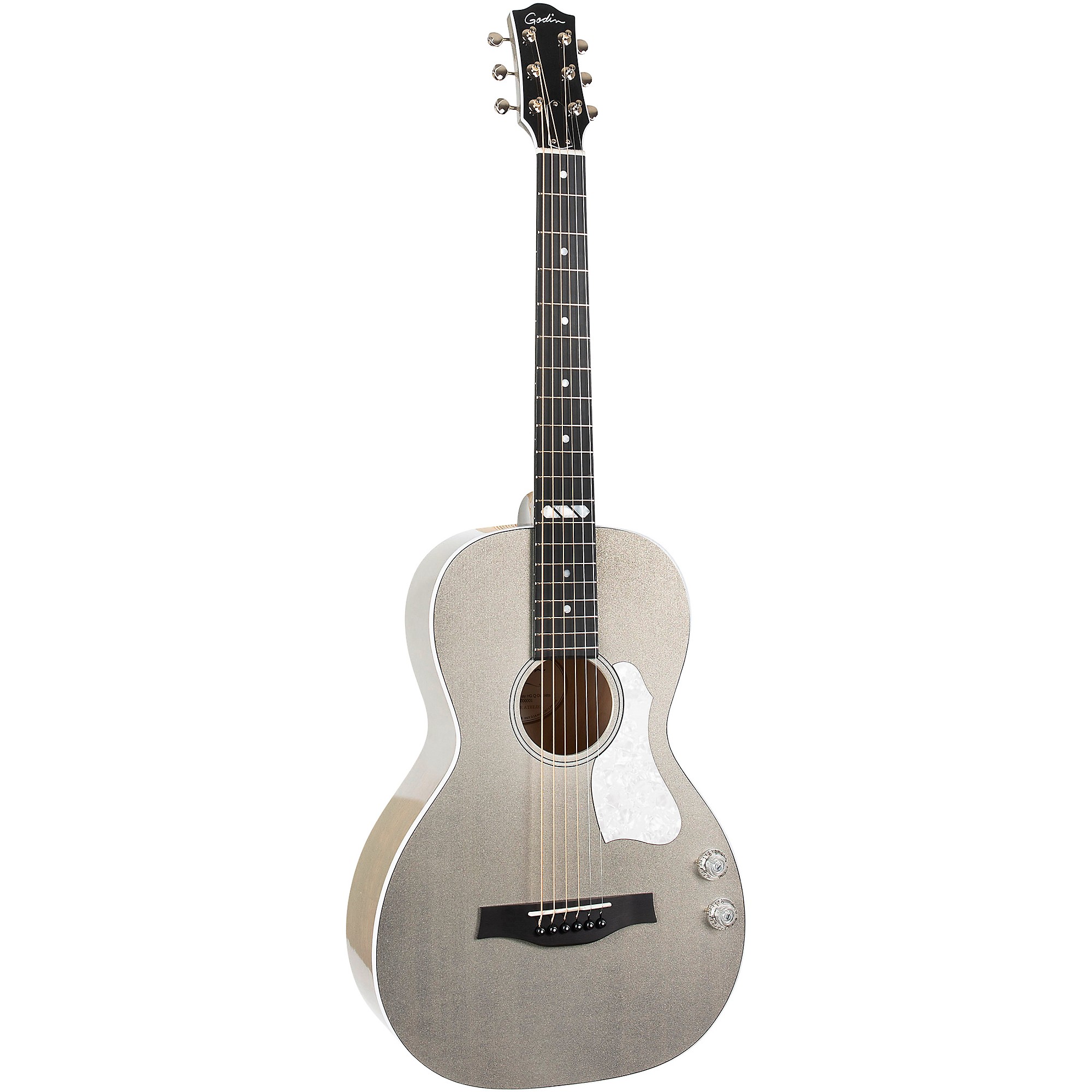 Godin Rialto JR Satina Gray HG Q-Discrete Acoustic-Electric Guitar