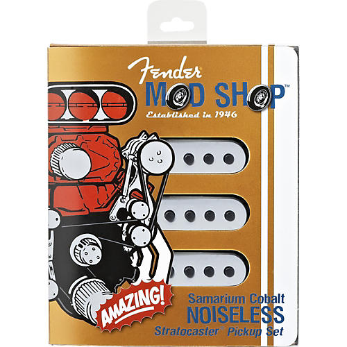 Fender SCN Samarium Cobalt Noiseless Stratocaster Pickup Set Aged