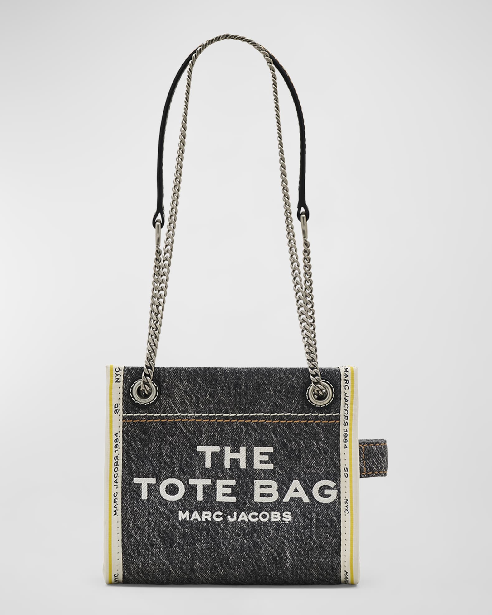 Marc Jacobs The Denim Chain Crossbody Tote Bag | Neiman Marcus