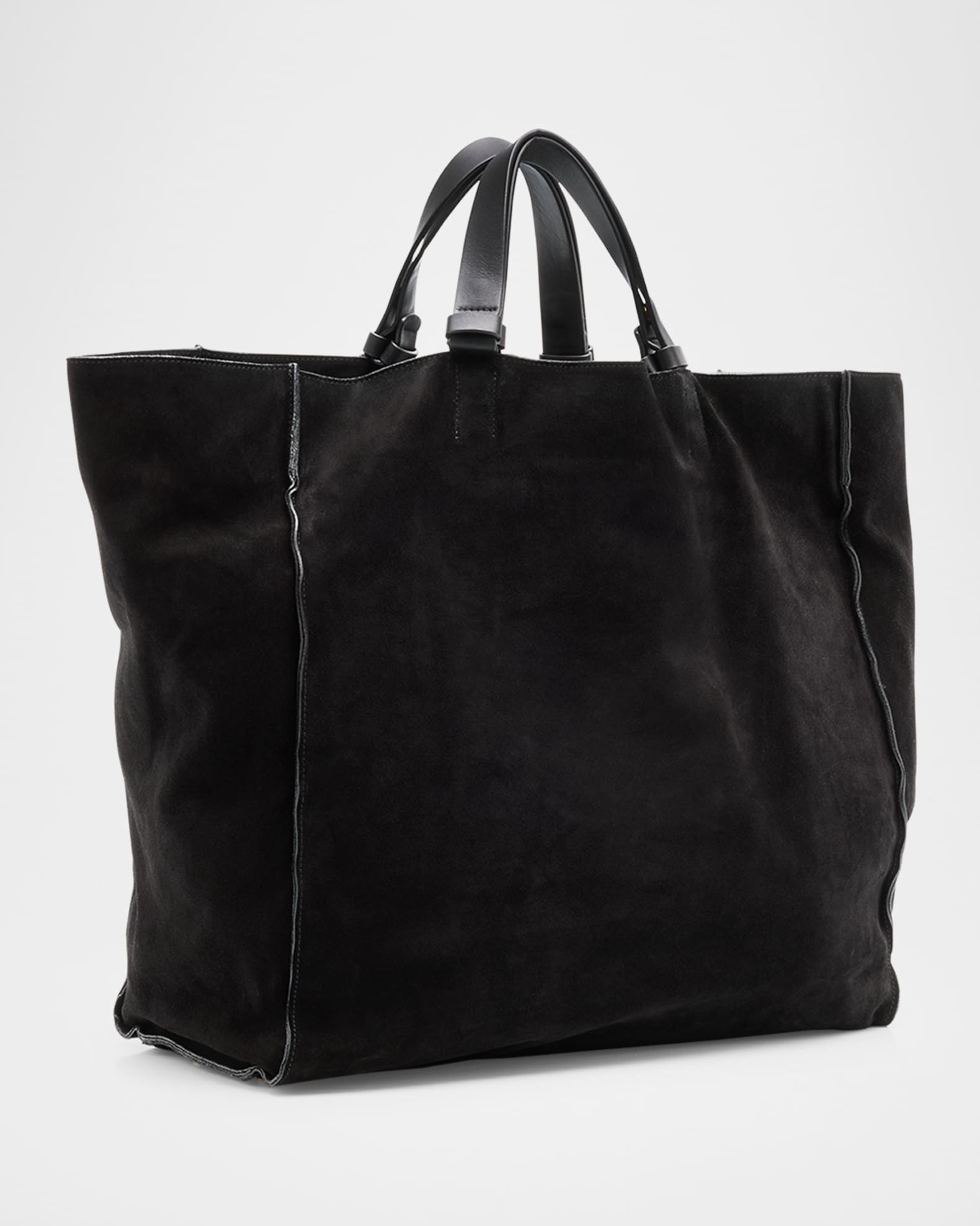 Giorgio Armani Men's Split Leather Tote Bag | Neiman Marcus