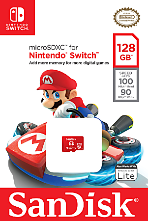 SanDisk microSDXC Memory Card for Nintendo Switch 128GB