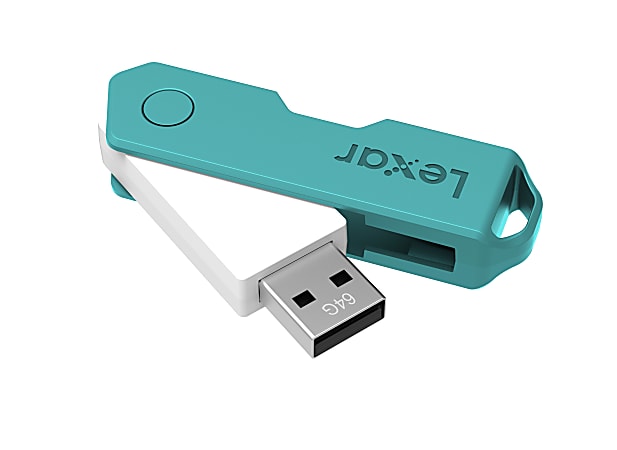 Lexar JumpDrive TwistTurn2 USB 2.0 Flash Drive 64GB Assorted