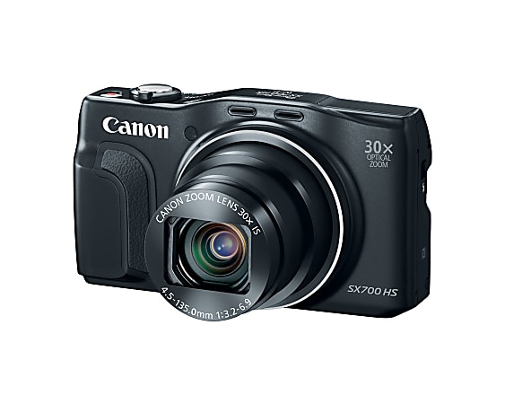 Canon PowerShot SX700 HS 16.1 Megapixel Digital Camera - Office Depot