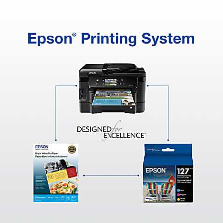 Epson 127 Black126 DuraBrite Cyan Magenta Yellow High Yield Ink
