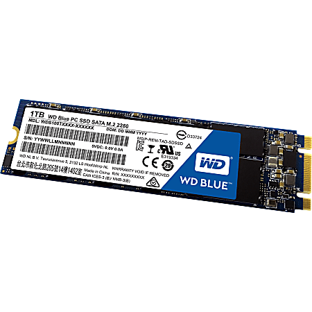 Western Digital Blue M.2 2280 Internal SSD 1TB Blue - Office Depot