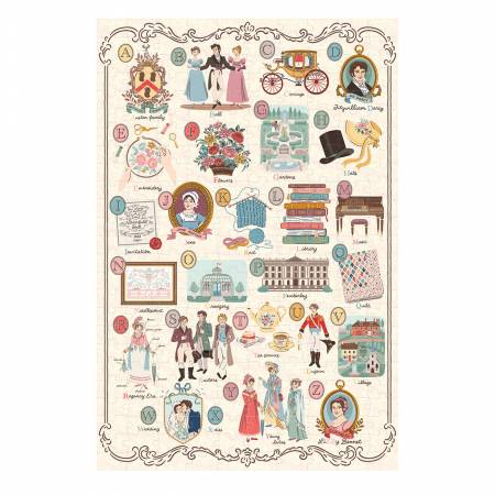 Jane Austen A to Z Puzzle 250 pc. - 889333423218