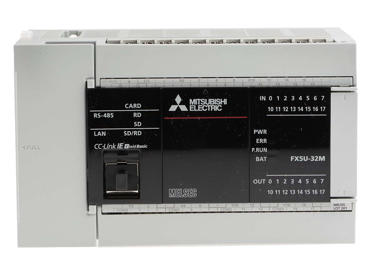 FX5U-32MR/DS | 三菱電機 MELSEC iQ-F PLC (CPUユニット) 16 入力 16