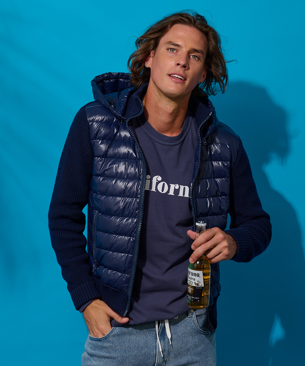 別注限定 袖ニット切り替えダウンジャケット | ザ スウィンガー