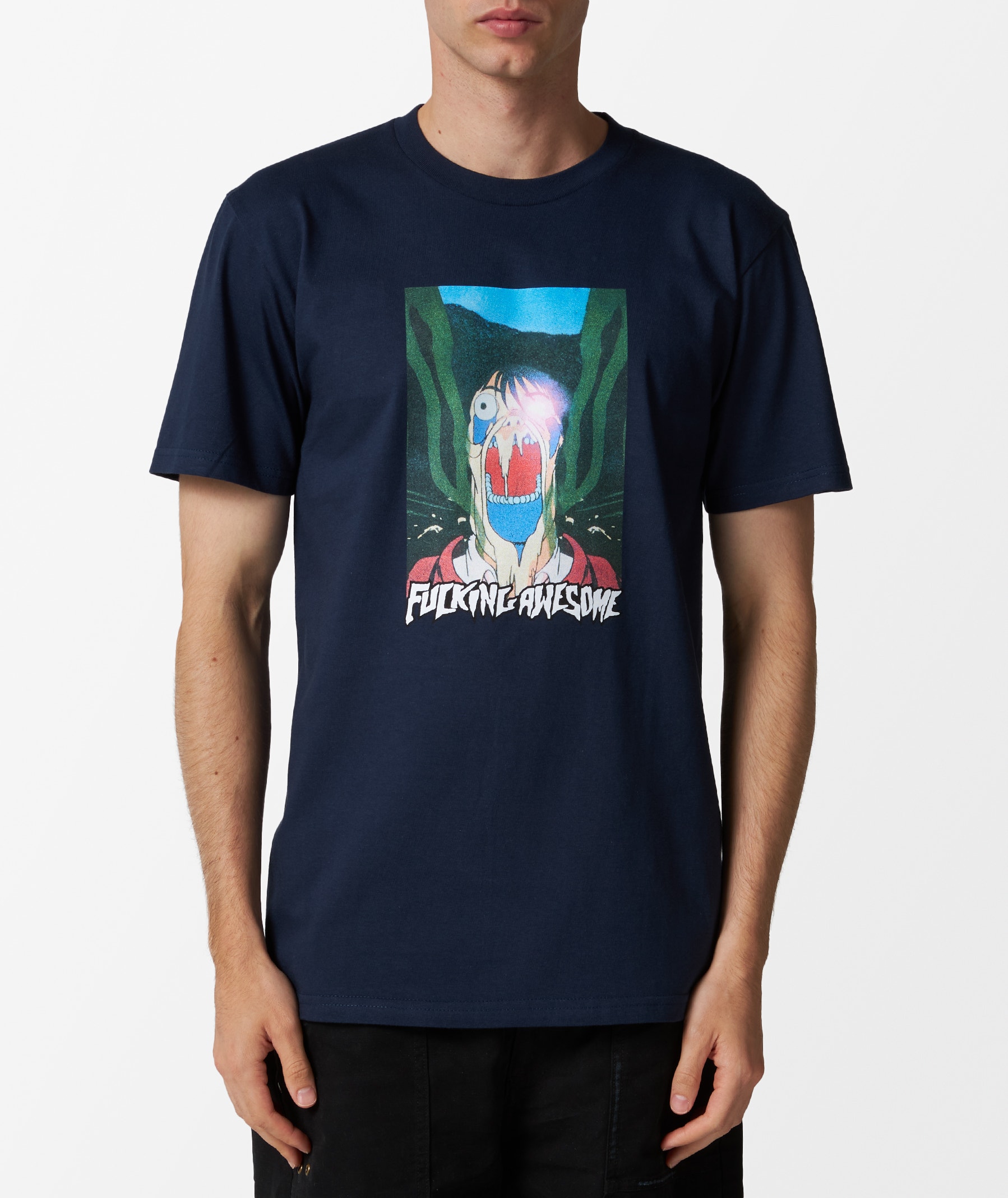 Fucking Awesome Shinjuku T-Shirt in Blue | SVD