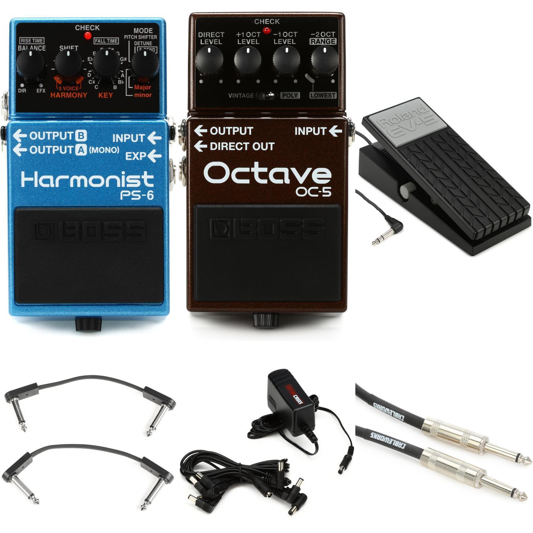 Boss Pitch Shifter Pedal Pack with Power Supply | Sweetwater