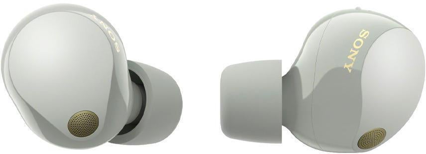 Sony WF-1000XM5 Wireless Noise-canceling Earbuds - Silver | Sweetwater