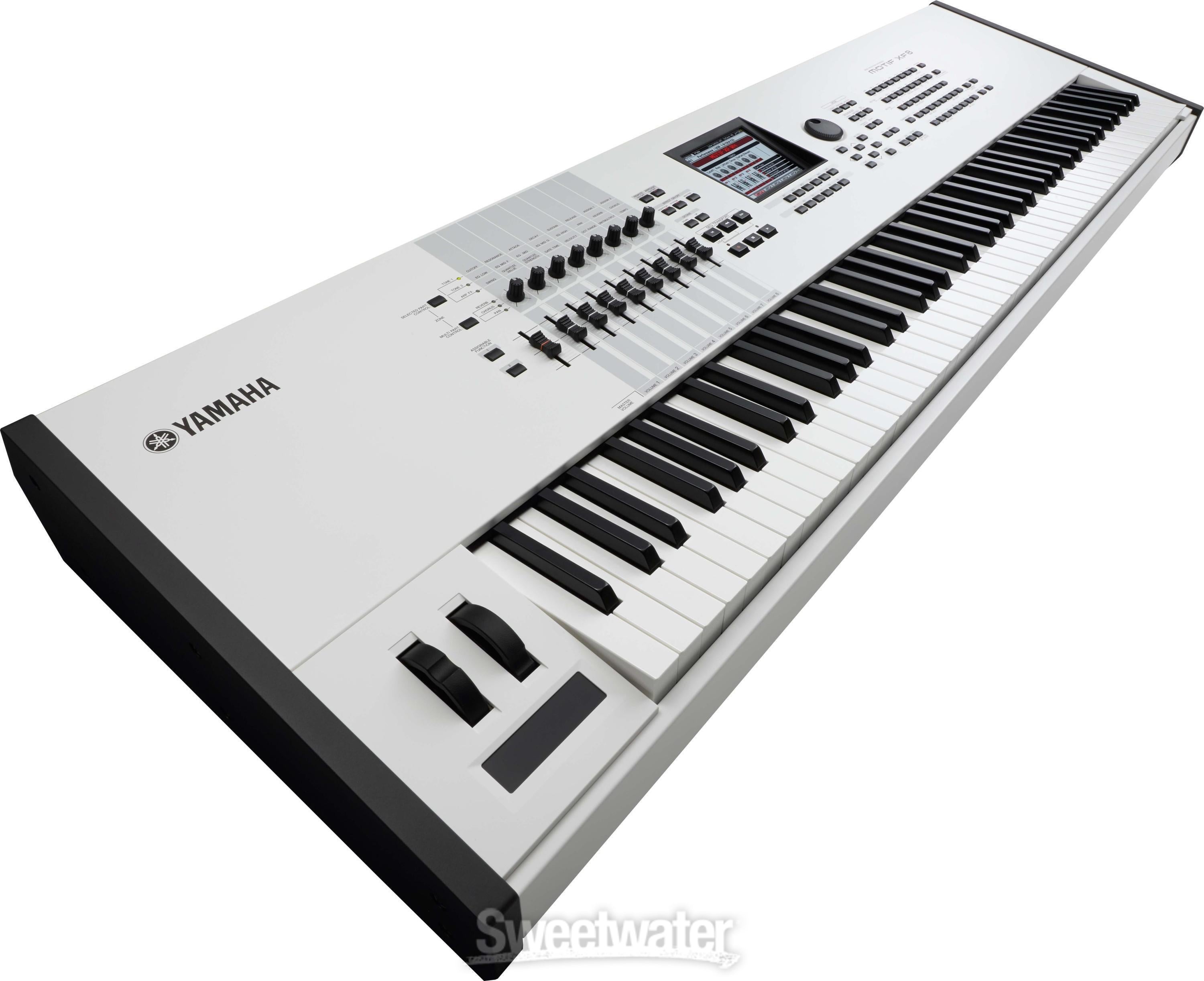 Yamaha MOTIF XF8 - Special Edition White | Sweetwater