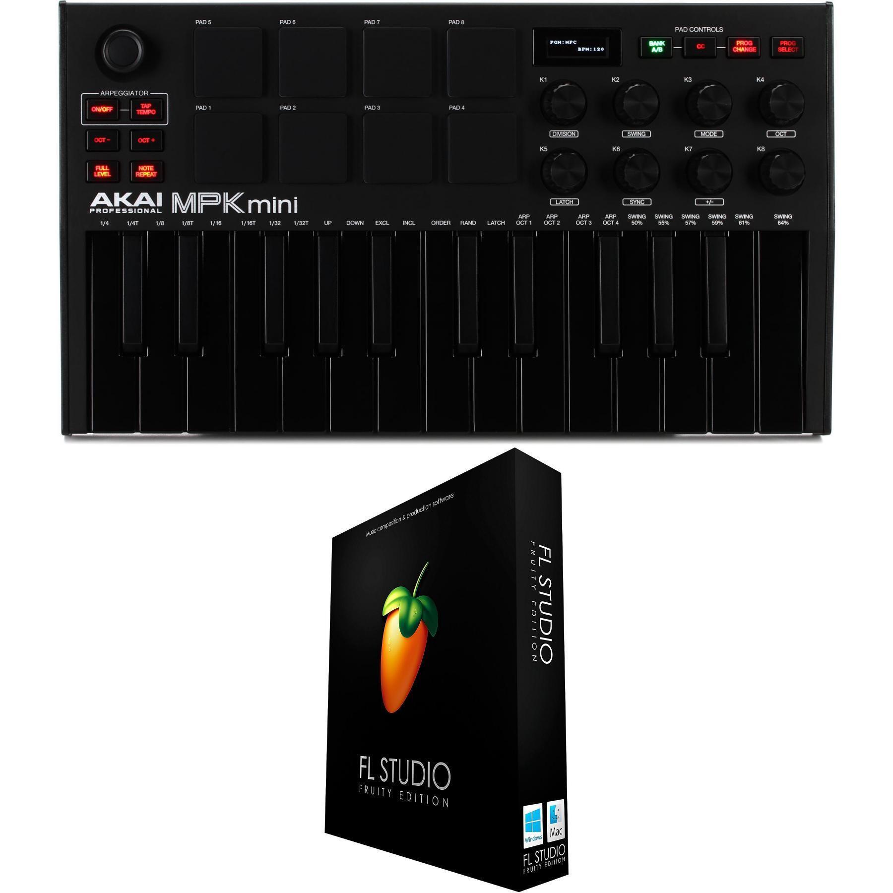 Akai Professional MPK Mini MK III and FL Studio 20 Fruity Edition