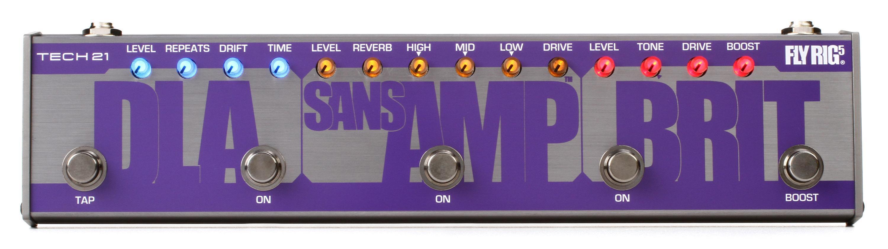 Tech 21 Fly Rig 5 Brit Multi-effects Pedal | Sweetwater