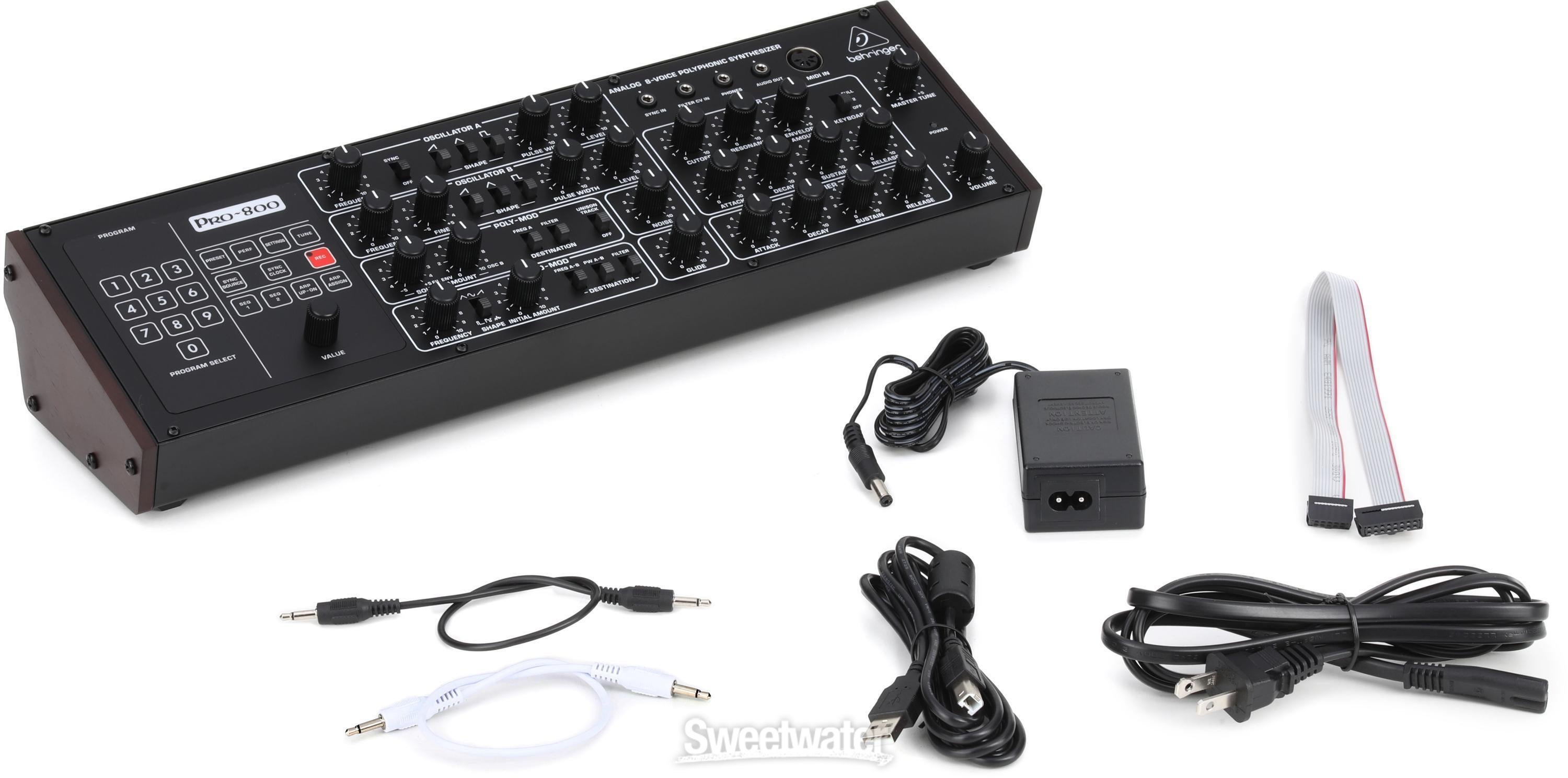 Behringer Pro-800 8-voice Polyphonic Analog Synthesizer Reviews