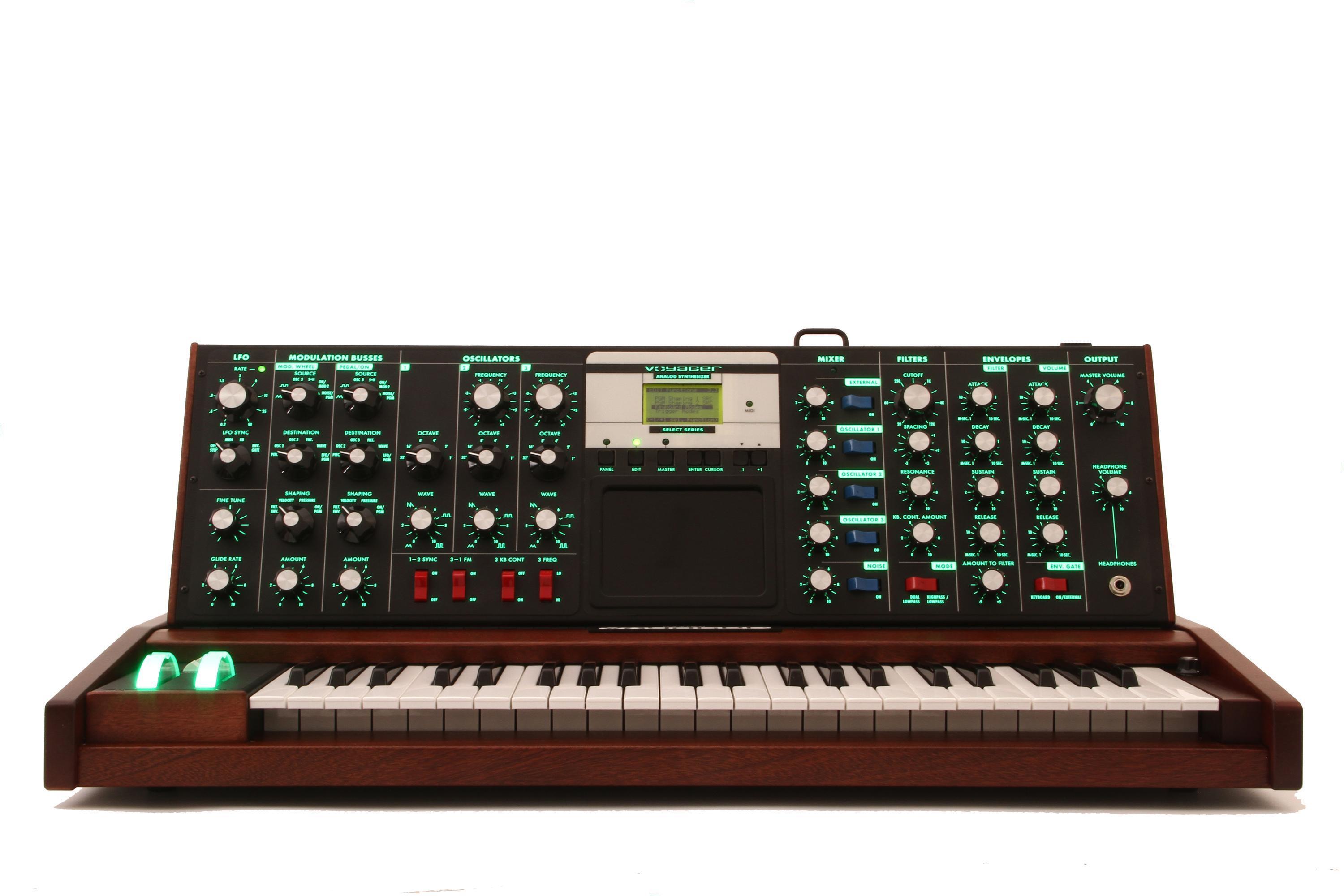Moog Minimoog Voyager Select - Jade/Mahogany | Sweetwater