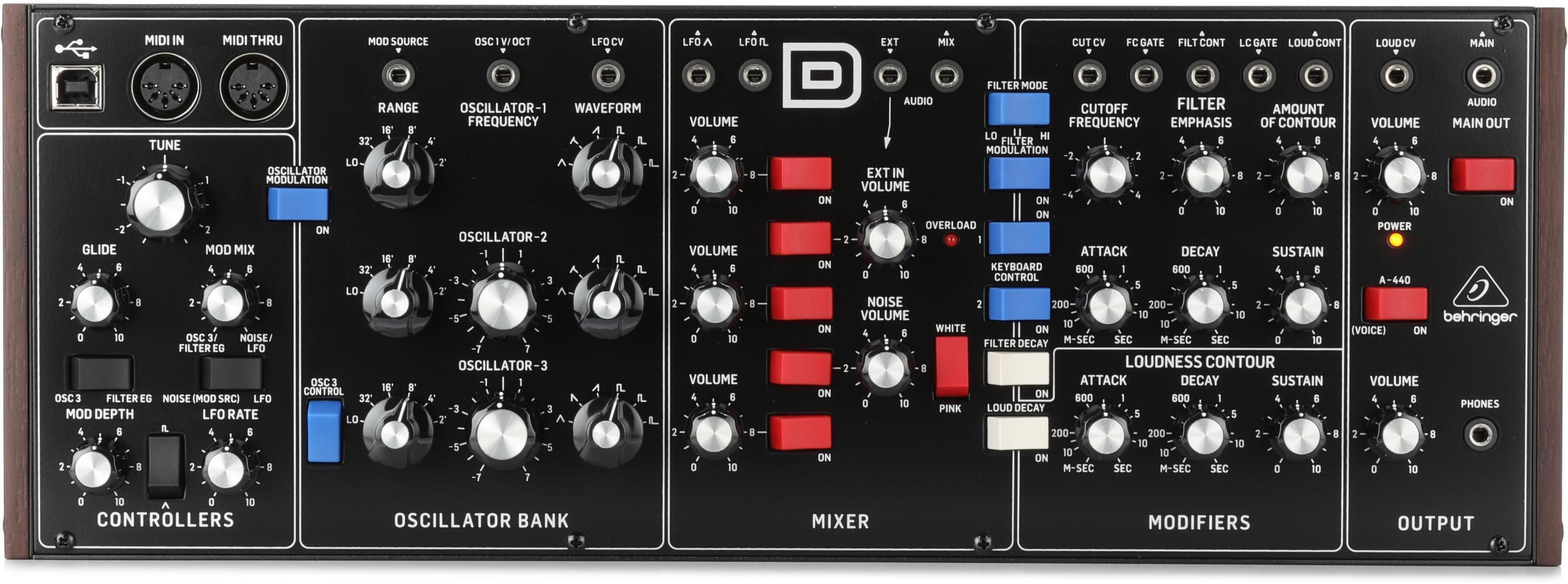 Behringer Model D Analog Synthesizer | Sweetwater