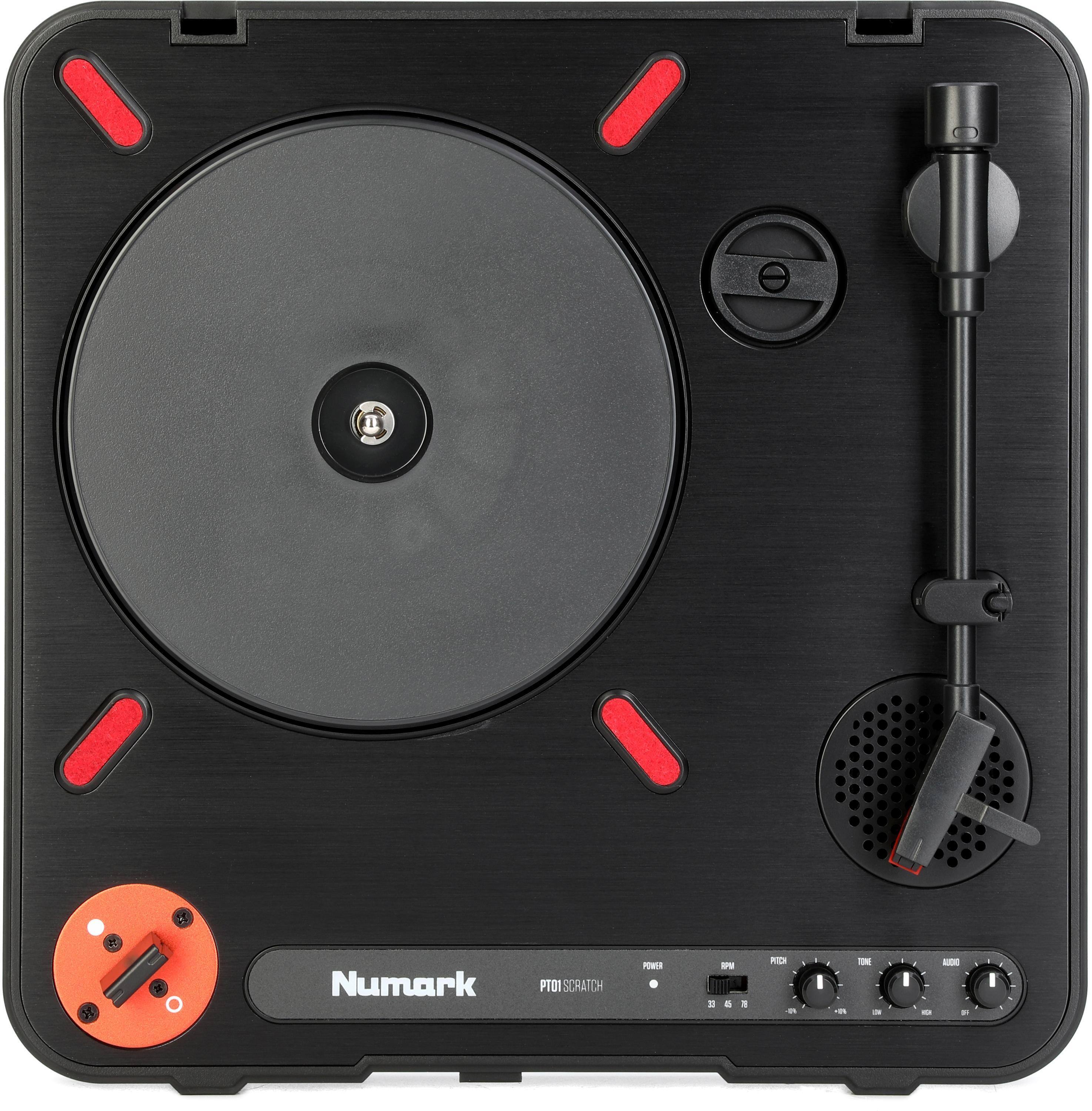 Numark PT01 Scratch Portable DJ Turntable | Sweetwater