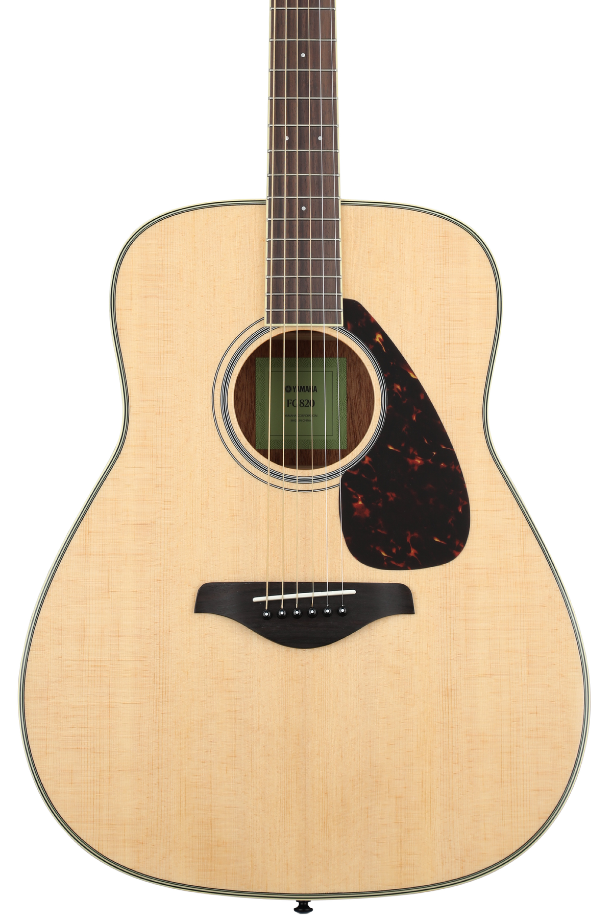 Yamaha FG820 Dreadnought Acoustic Guitar - Natural | Sweetwater