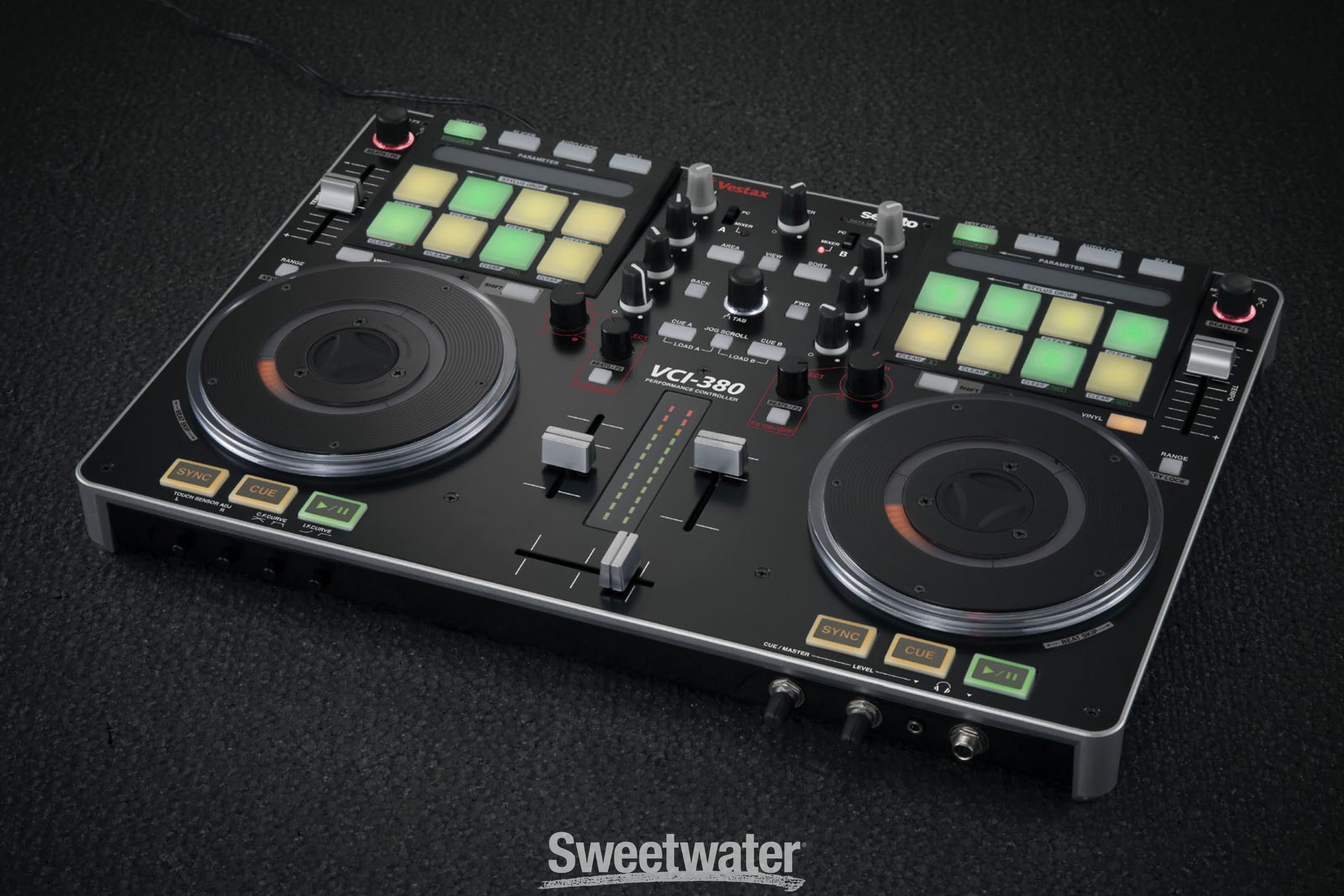 Vestax VCI-380 2-channel DJ Controller and Mixer | Sweetwater