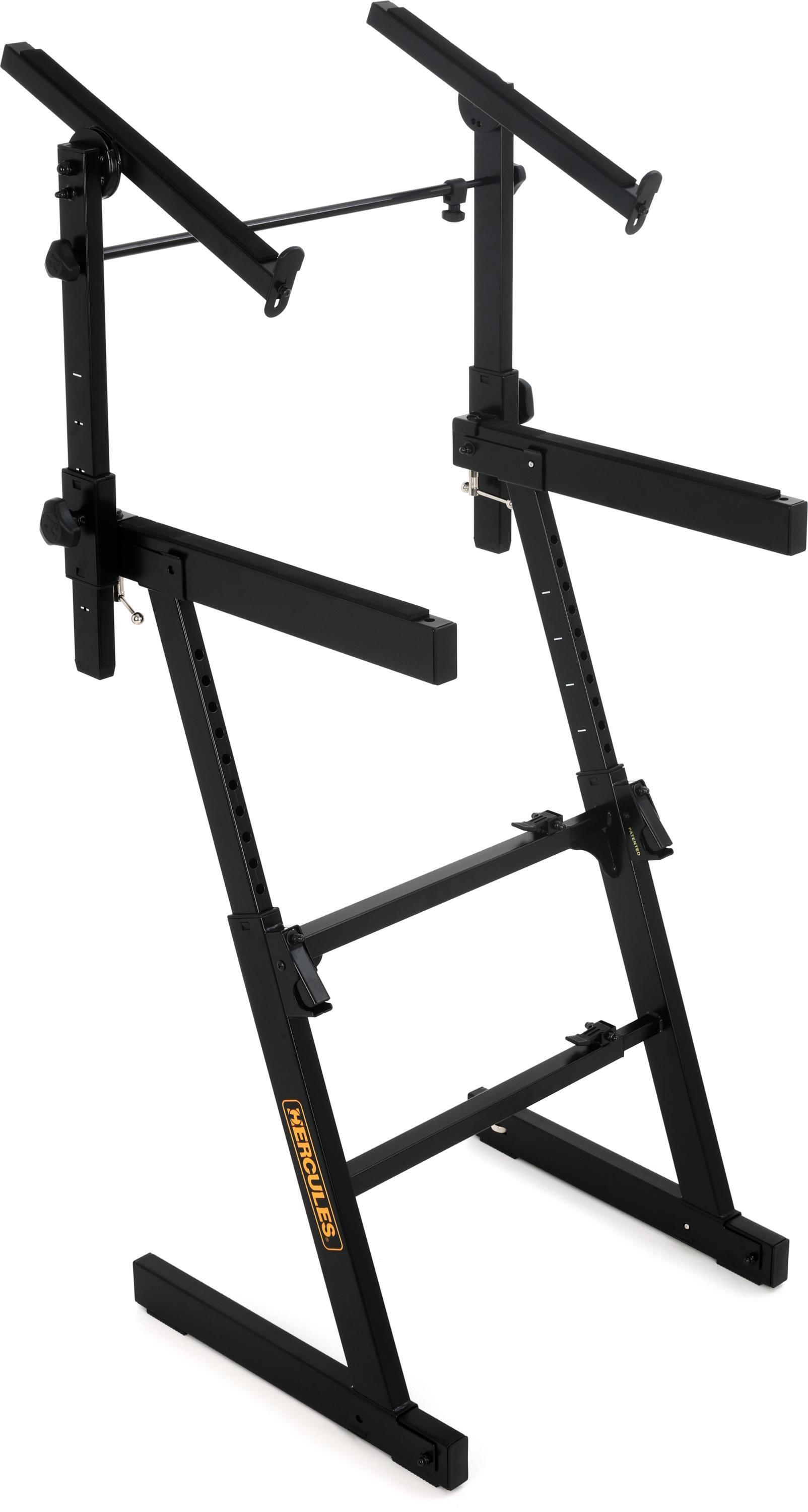 Hercules Stands KS410B Autolock Z-Keyboard Stand with Tier