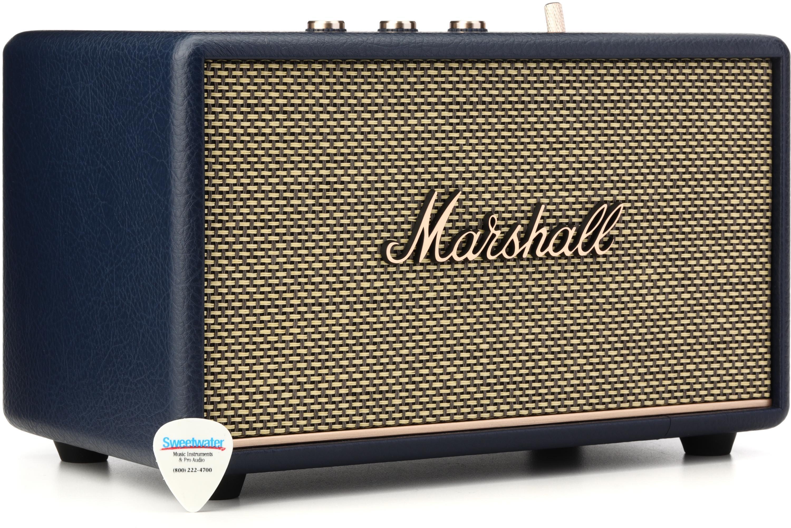 Marshall Acton III Compact Bluetooth Speaker - Midnight Blue