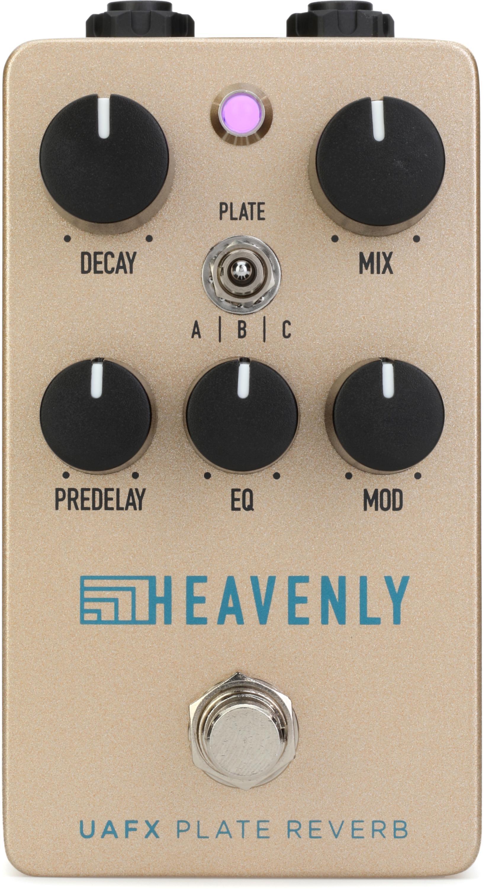 Universal Audio UAFX Heavenly Plate Reverb Guitar Effects Pedal