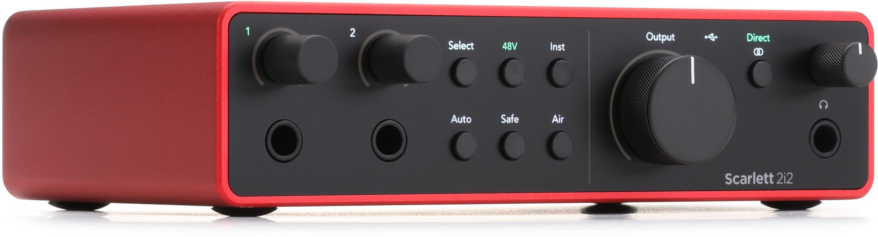 Focusrite Scarlett 2i4 USB Audio Interface | Sweetwater