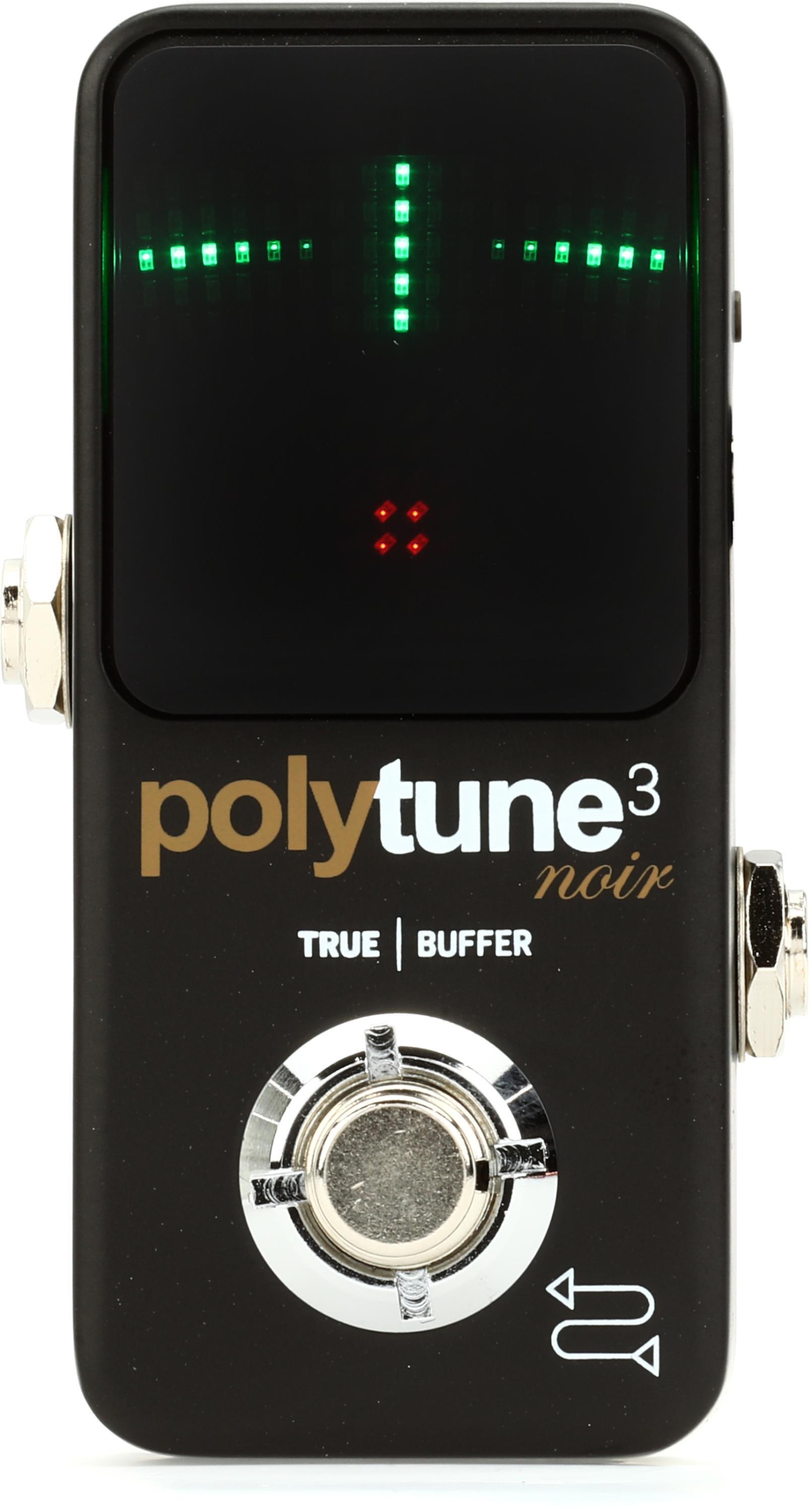 TC Electronic PolyTune 3 Noir Mini Polyphonic Tuning Pedal