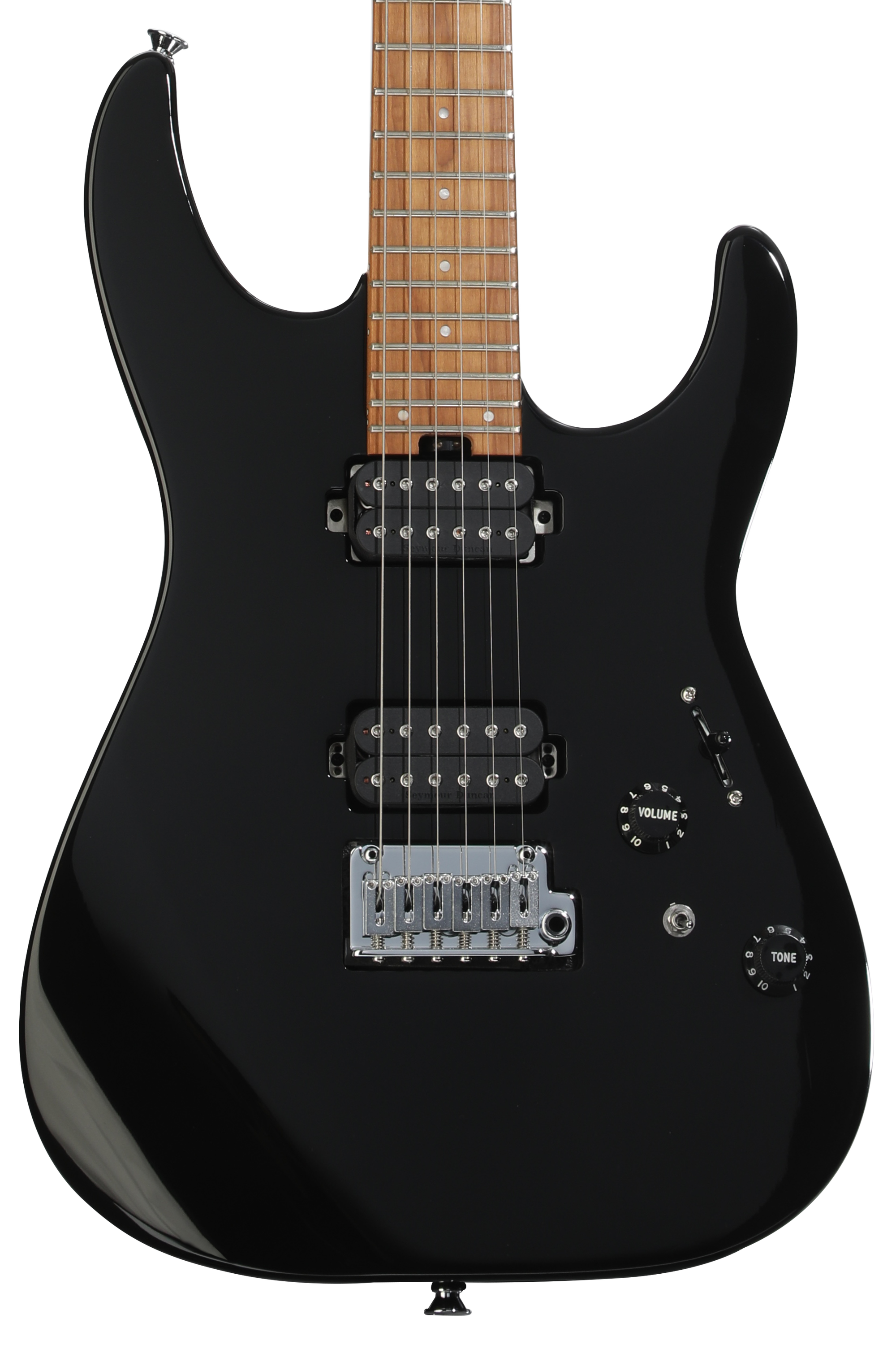 Charvel Pro-Mod DK24 HH 2PT Electric Guitar - Gloss Black | Sweetwater