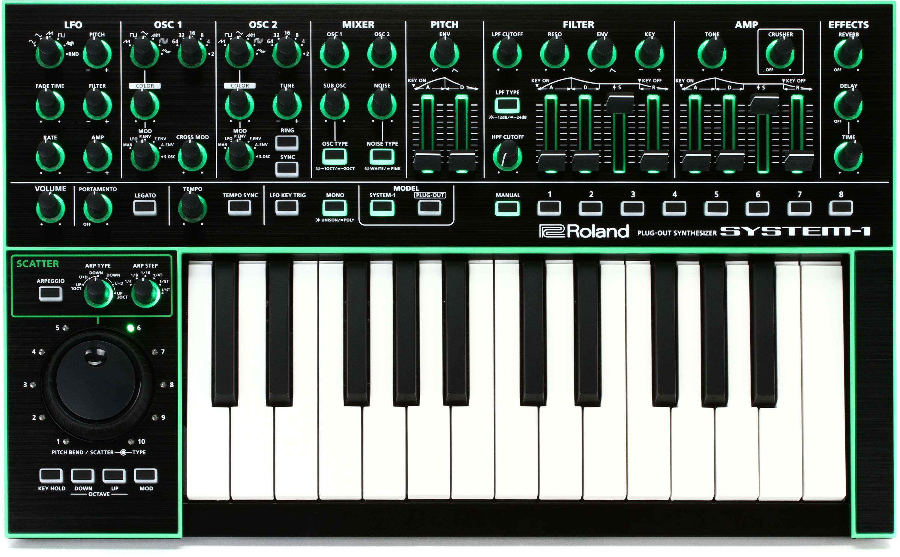Roland System-1 Plug-Out Synthesizer | Sweetwater