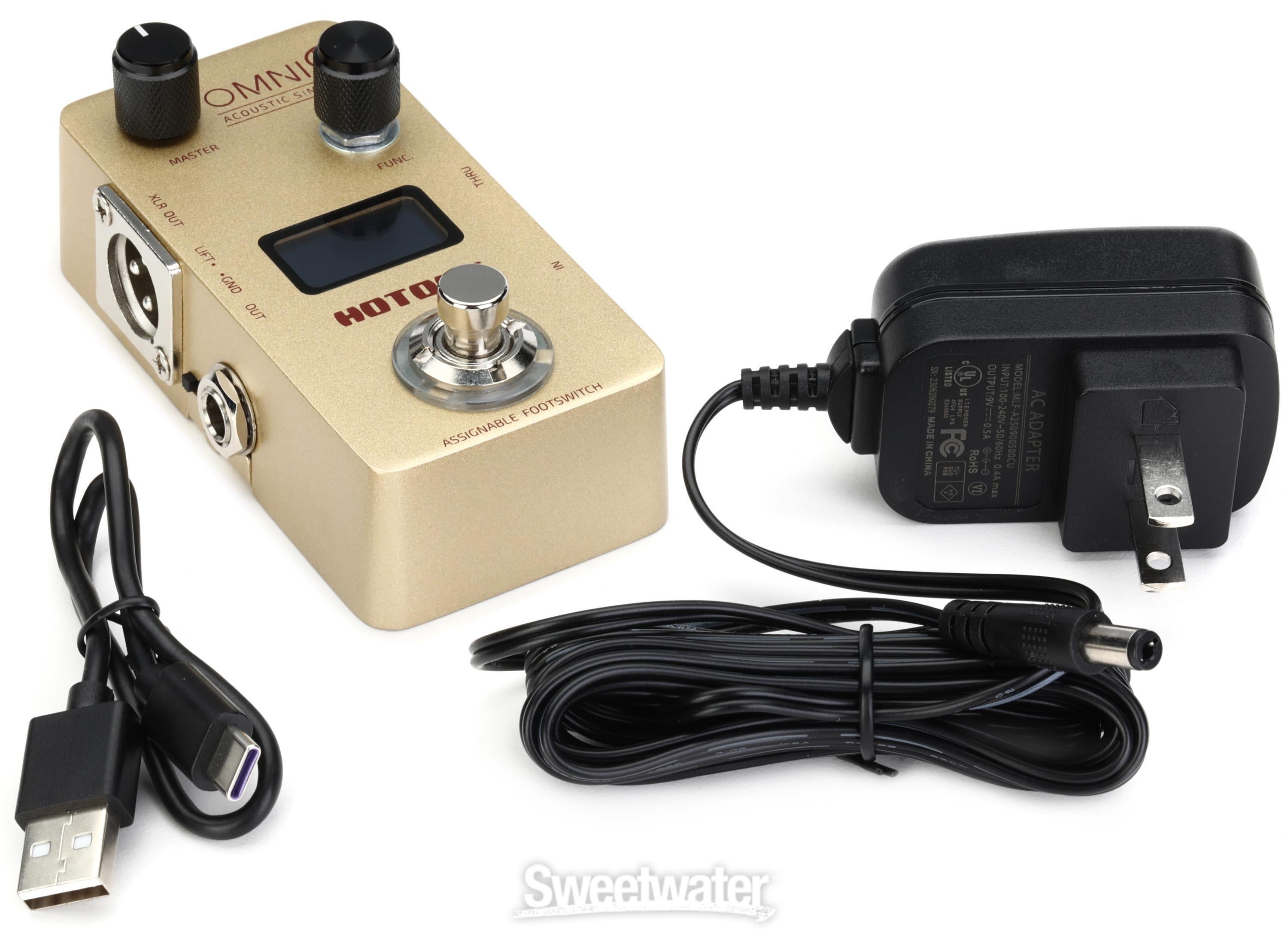Hotone Omni AC Acoustic Simulator Pedal | Sweetwater
