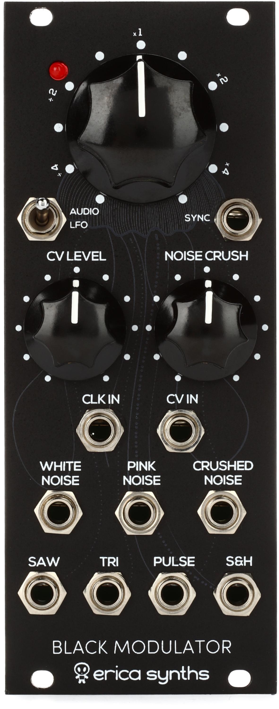 Erica Synths Black Modulator V2 Clockable LFO and S&H Eurorack