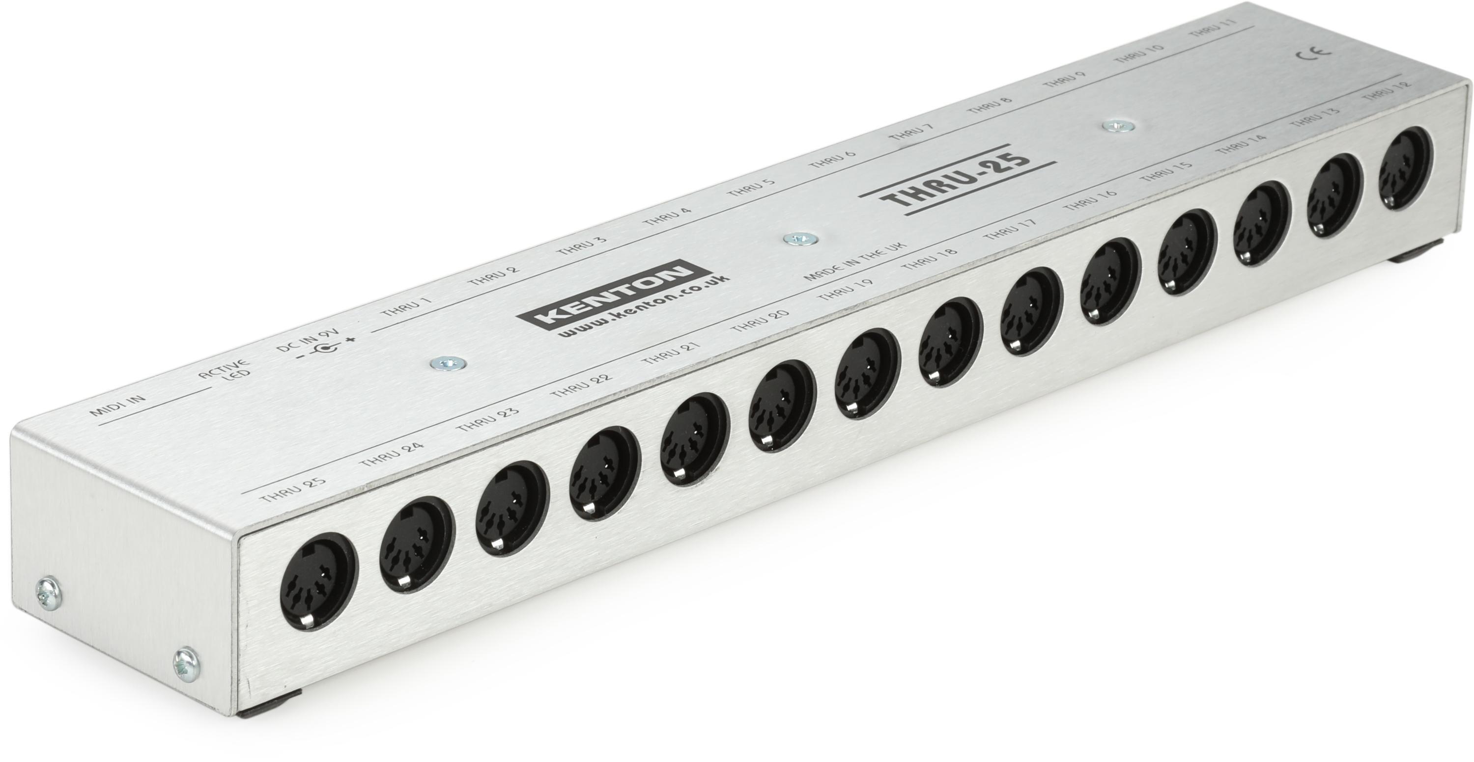 Kenton Thru-25 MIDI Thru Box | Sweetwater