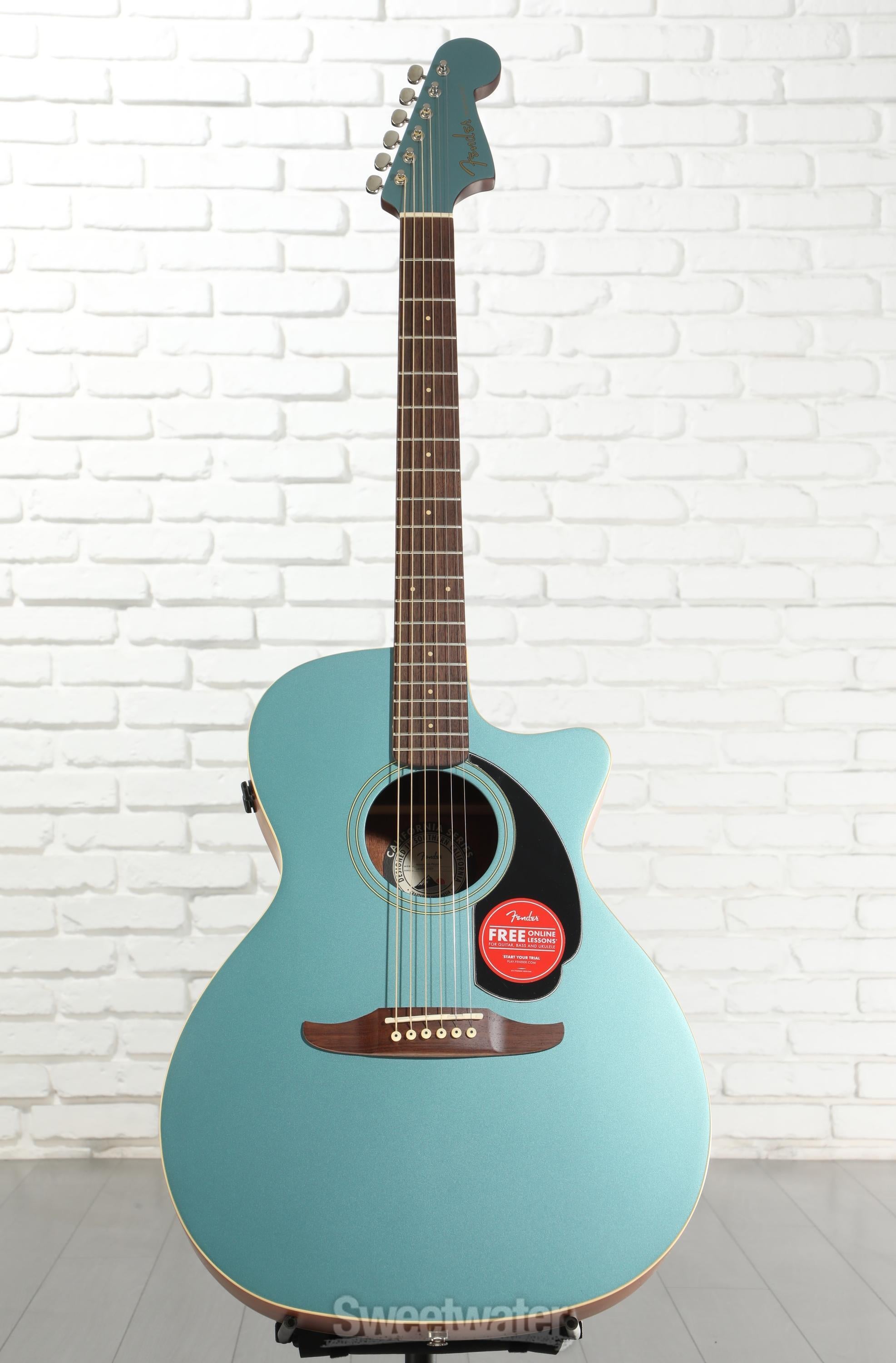Fender Newporter Player Acoustic-electric Guitar - Tidepool