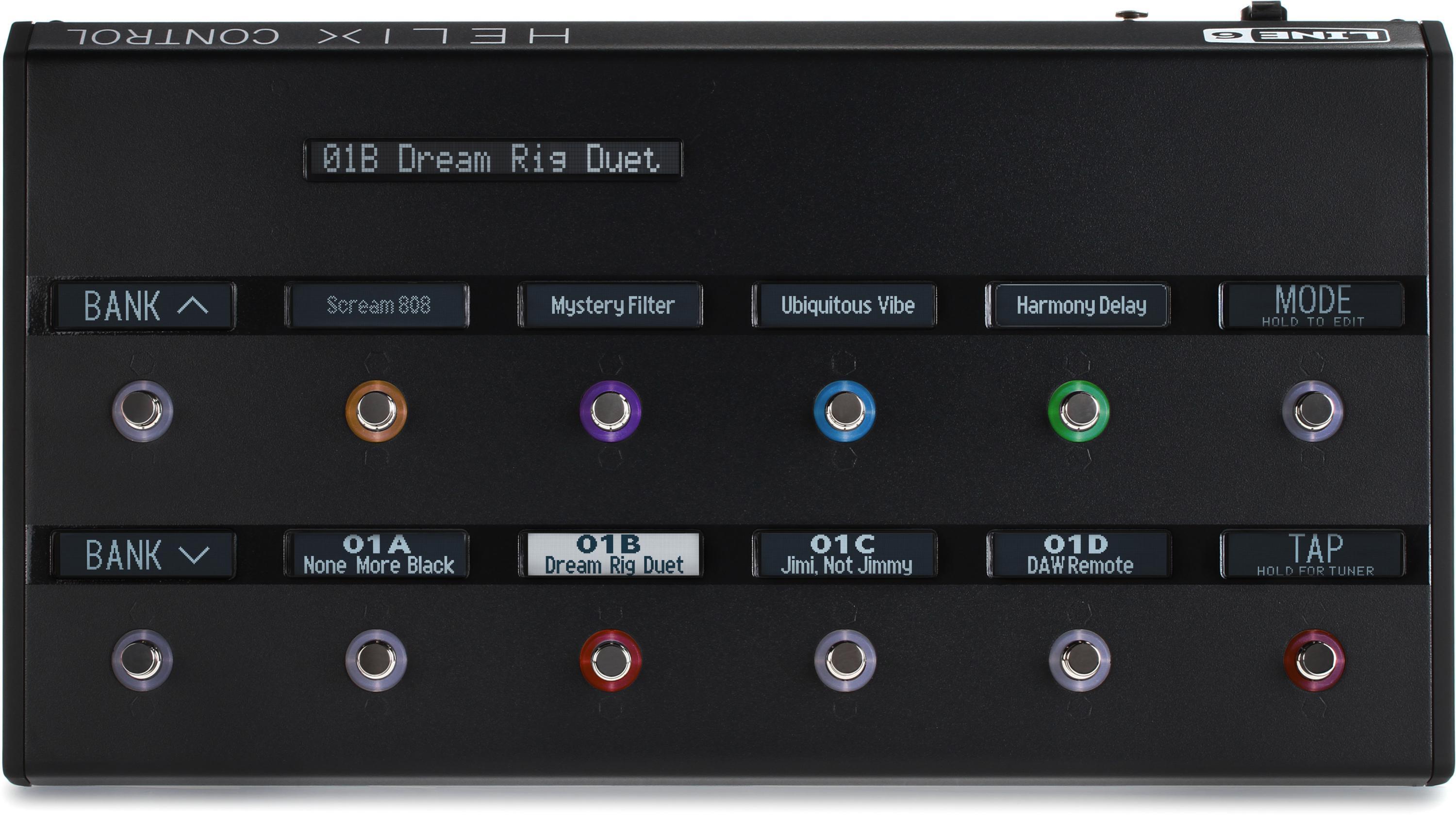 Line 6 Helix Control Floor Controller for Helix Rack | Sweetwater