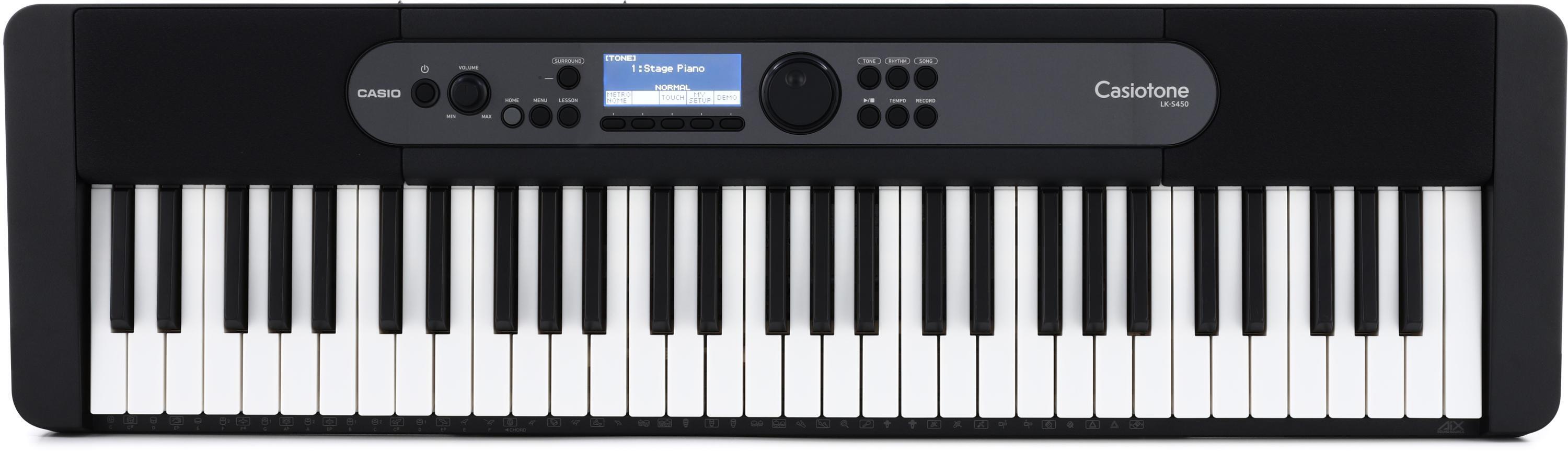 Casio LK-S450 61-key Arranger Keyboard | Sweetwater
