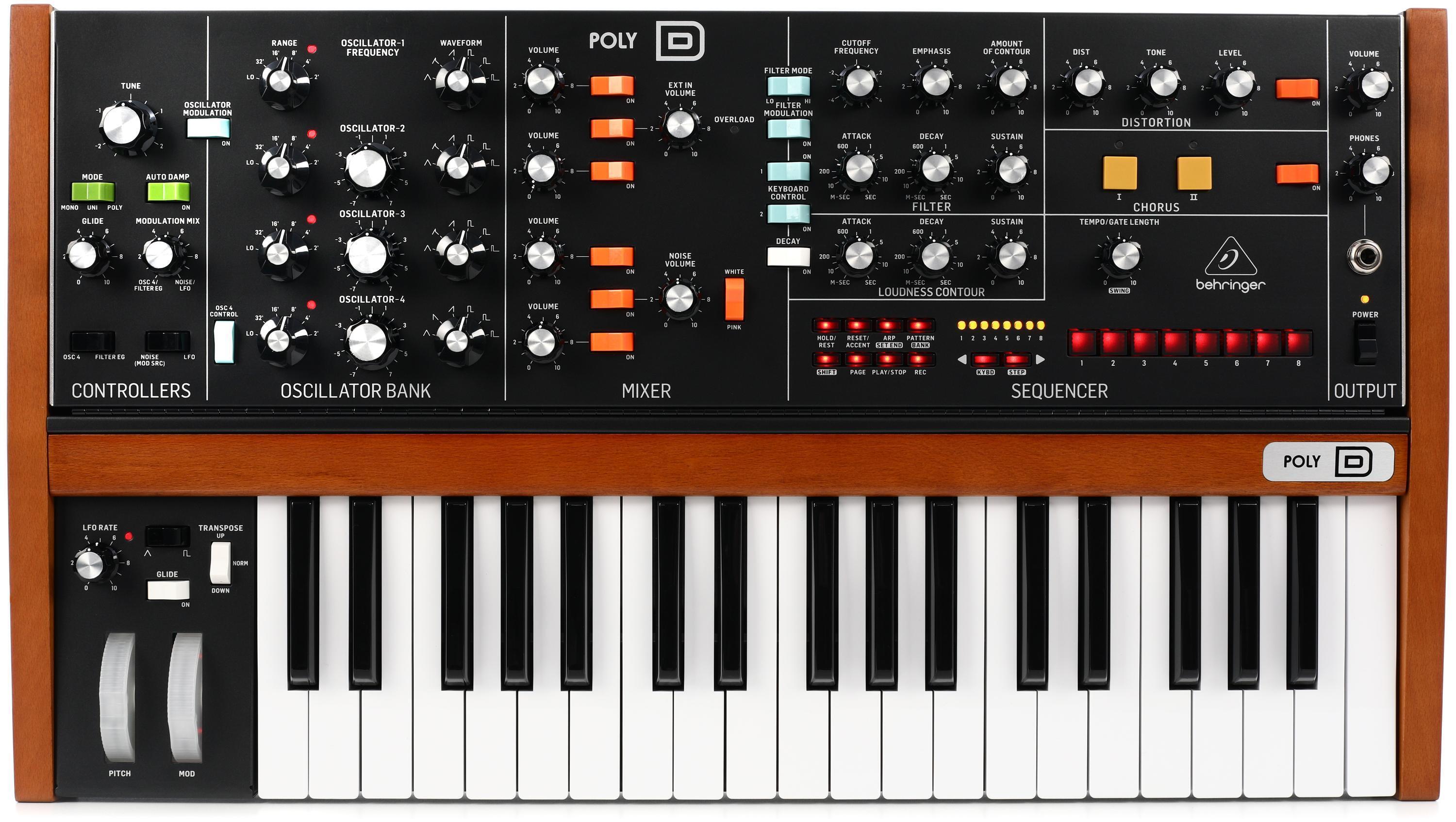 Behringer Poly D Polyphonic Analog Synthesizer | Sweetwater