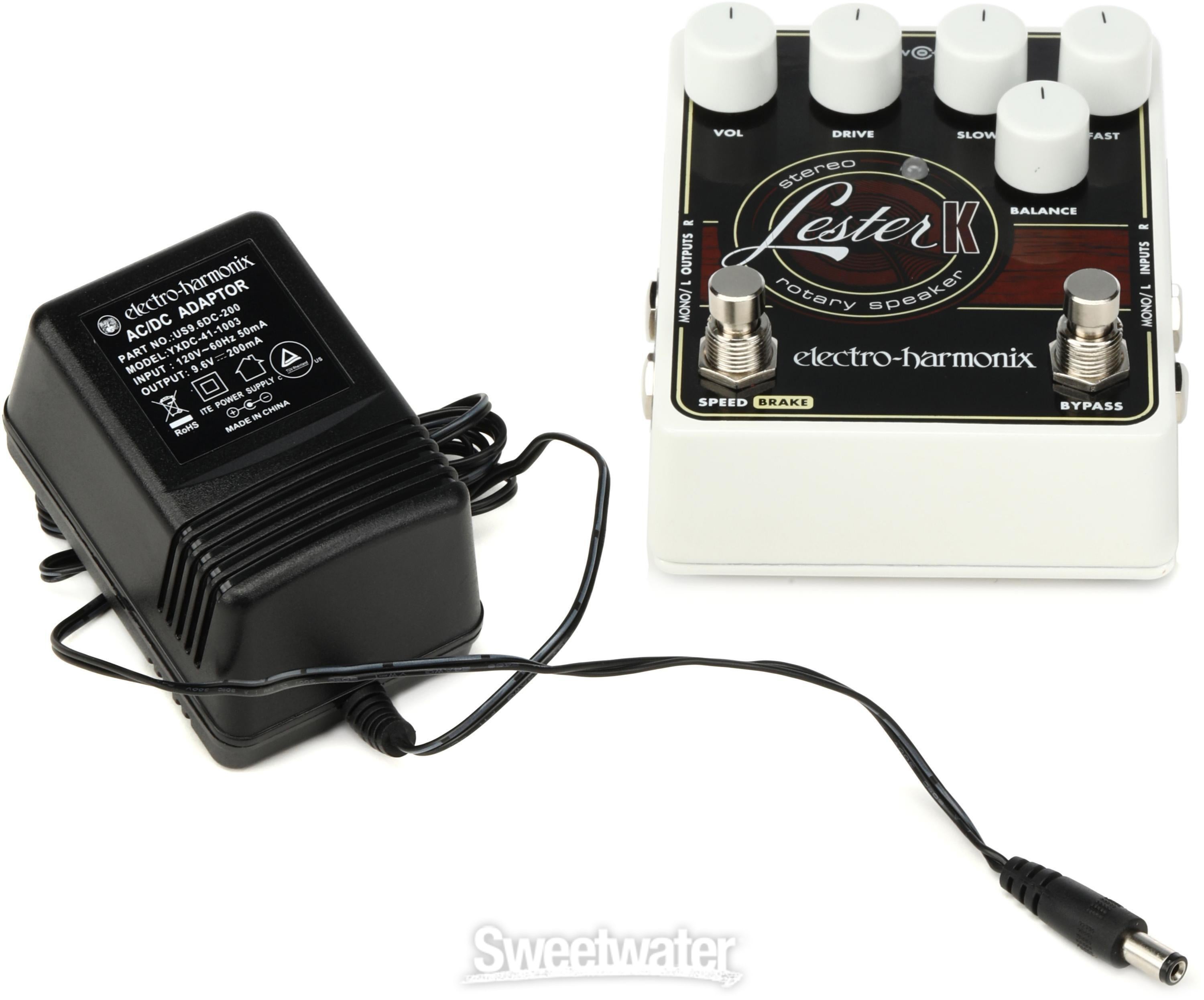 Electro-Harmonix Lester-K Stereo Rotary Speaker Pedal | Sweetwater