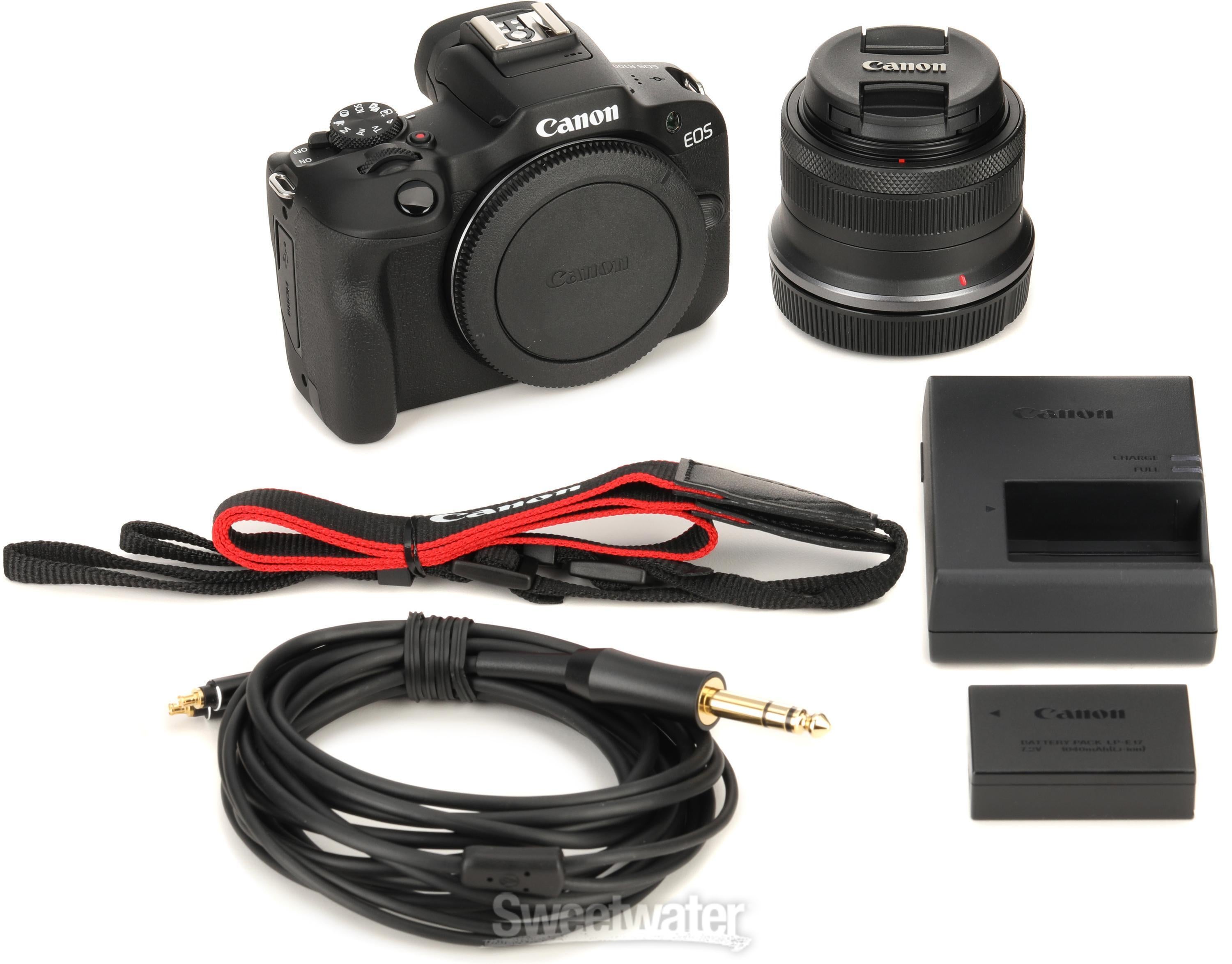 Canon EOS R100 Kit with RF-S 18-45mm f/4.5-6.3 IS STM Lens