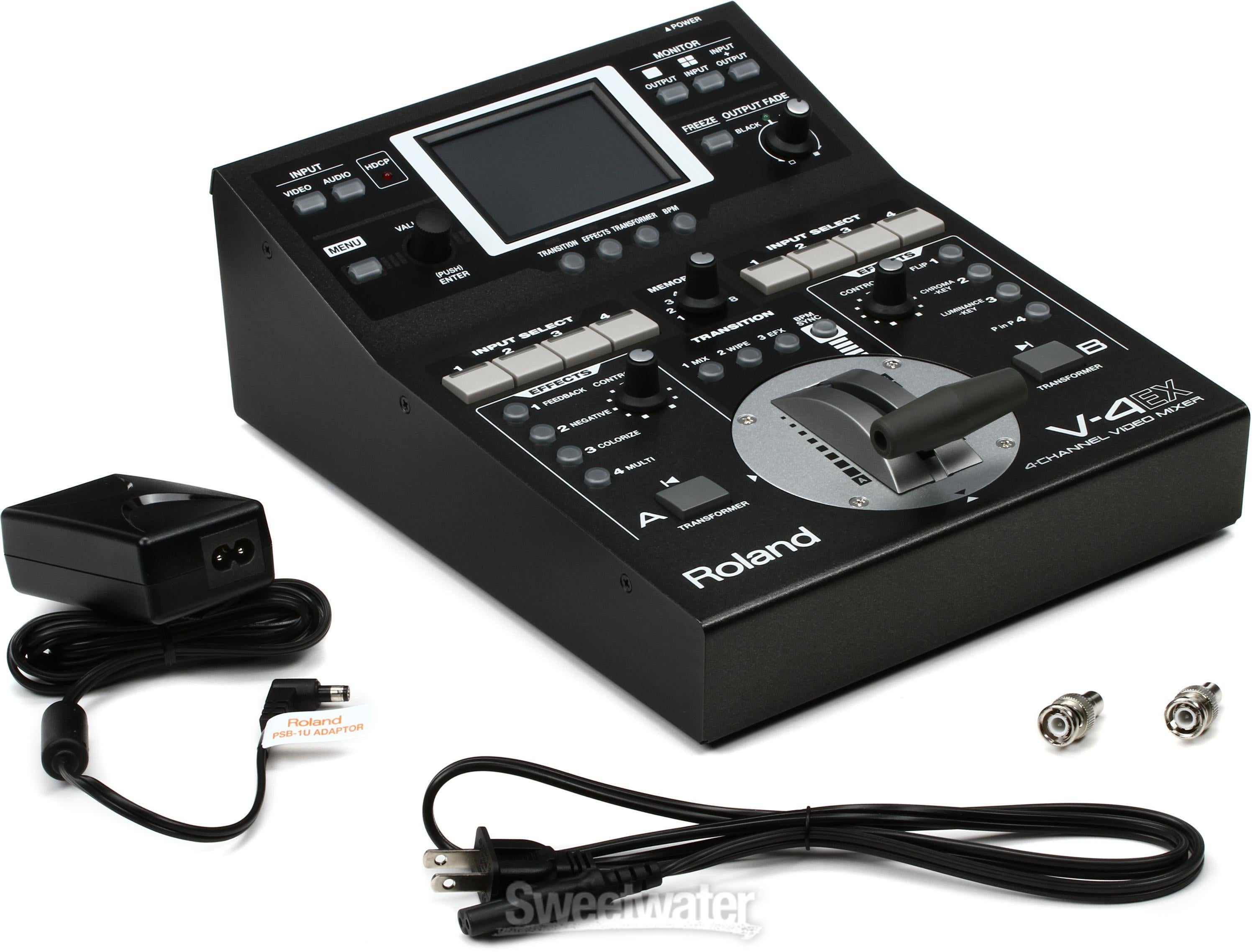 Roland V-4EX 4-channel Digital Video Mixer with Effects | Sweetwater