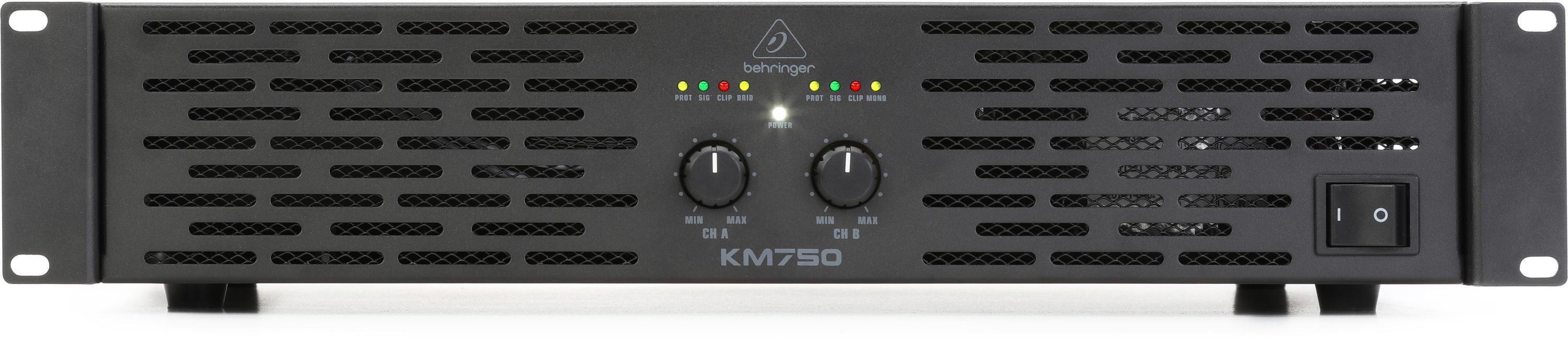 Behringer KM750 400-watt 2-channel Power Amplifier | Sweetwater