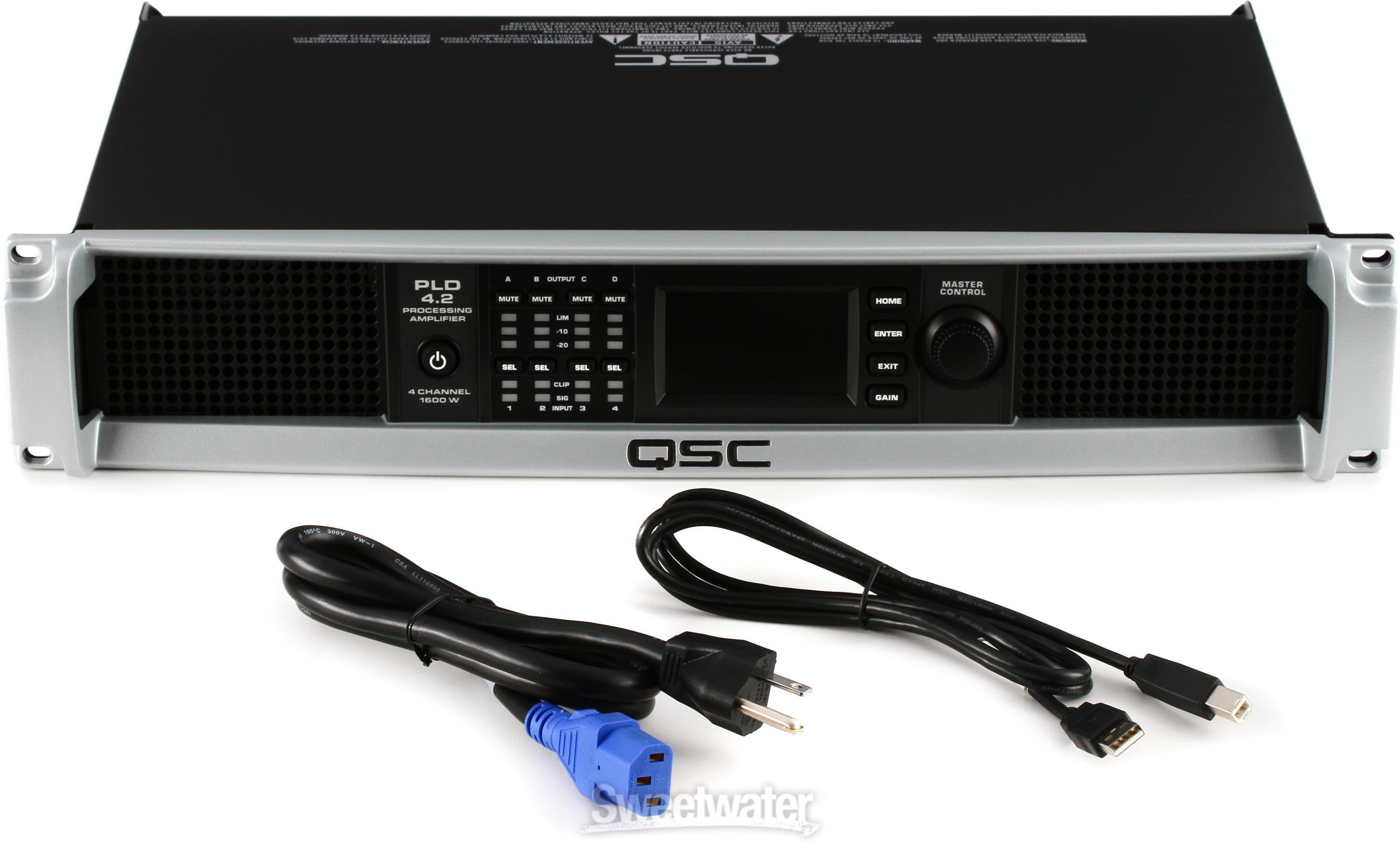 QSC PLD4.2 Power Amplifier with DSP | Sweetwater